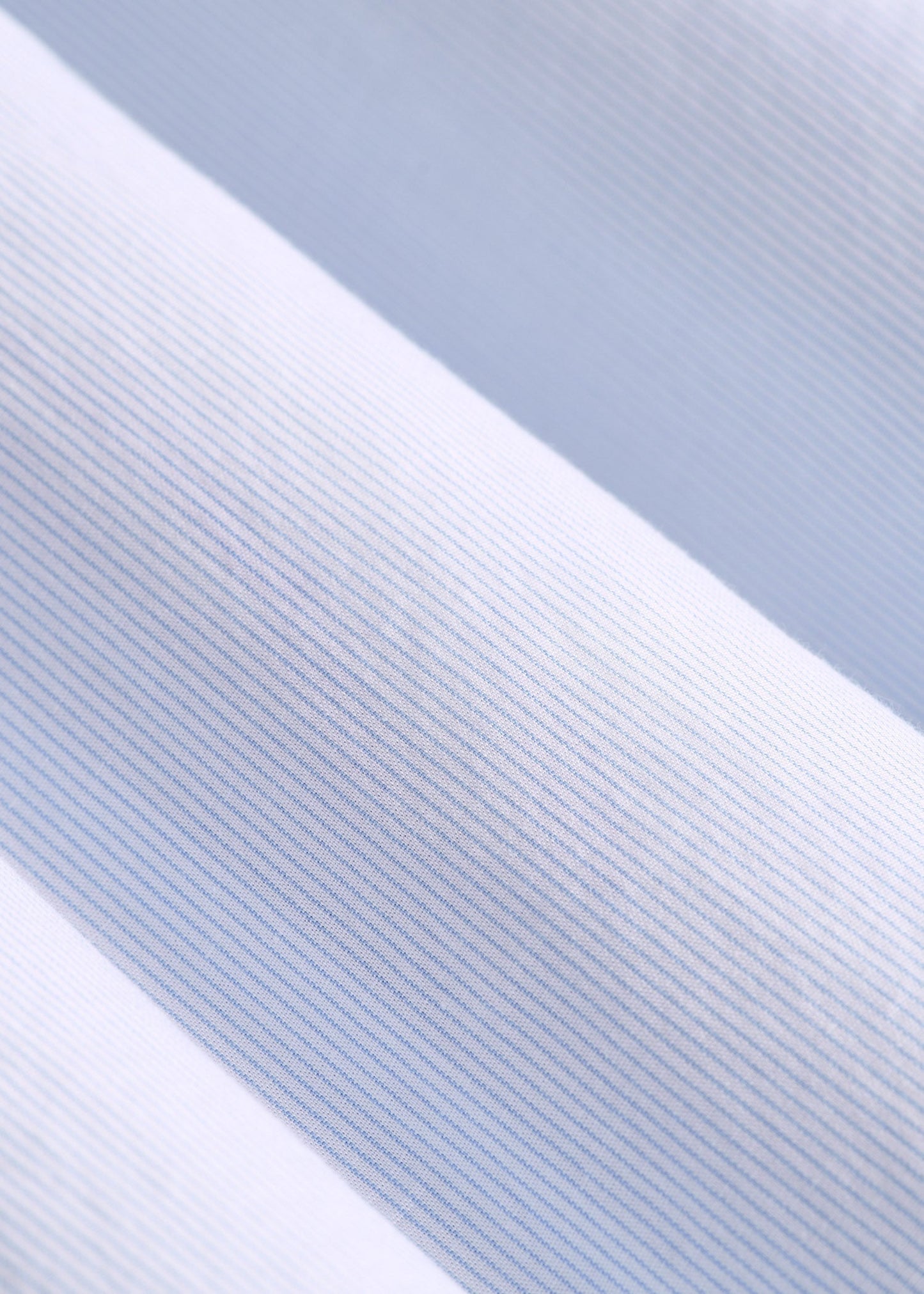 American Tall Men Oskar Easy Care Dress Shirt for Tall Men in Blue Mini Stripe