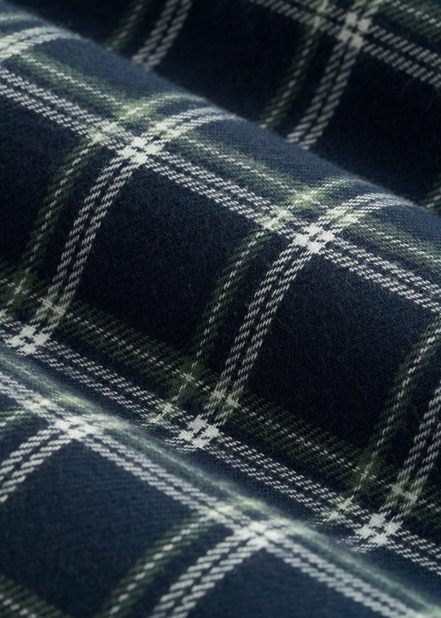 American Tall Men Flannel Pajama Pants for Tall Men in Navy Windowpane