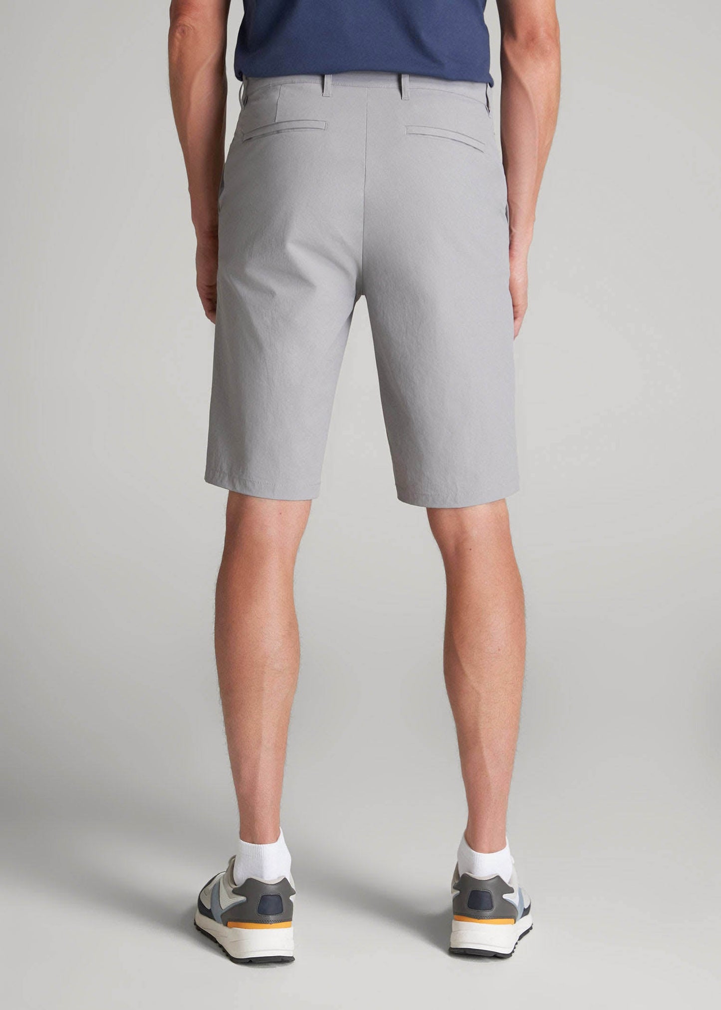 American Tall Men Premium Hybrid Shorts for Tall Men in Night Owl Grey