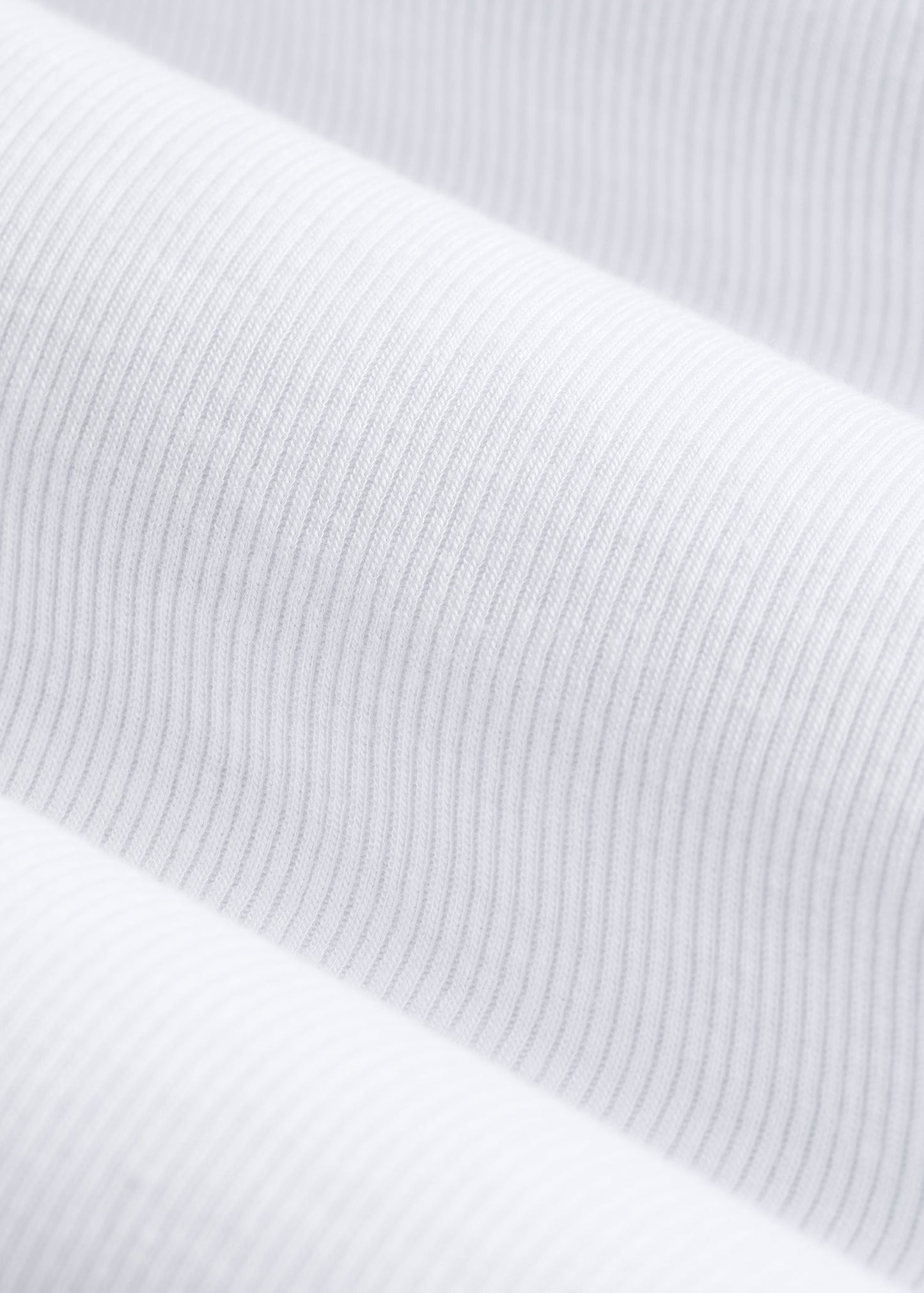 American Tall Women FITTED Ribbed Long Sleeve Tee for Tall Women in White