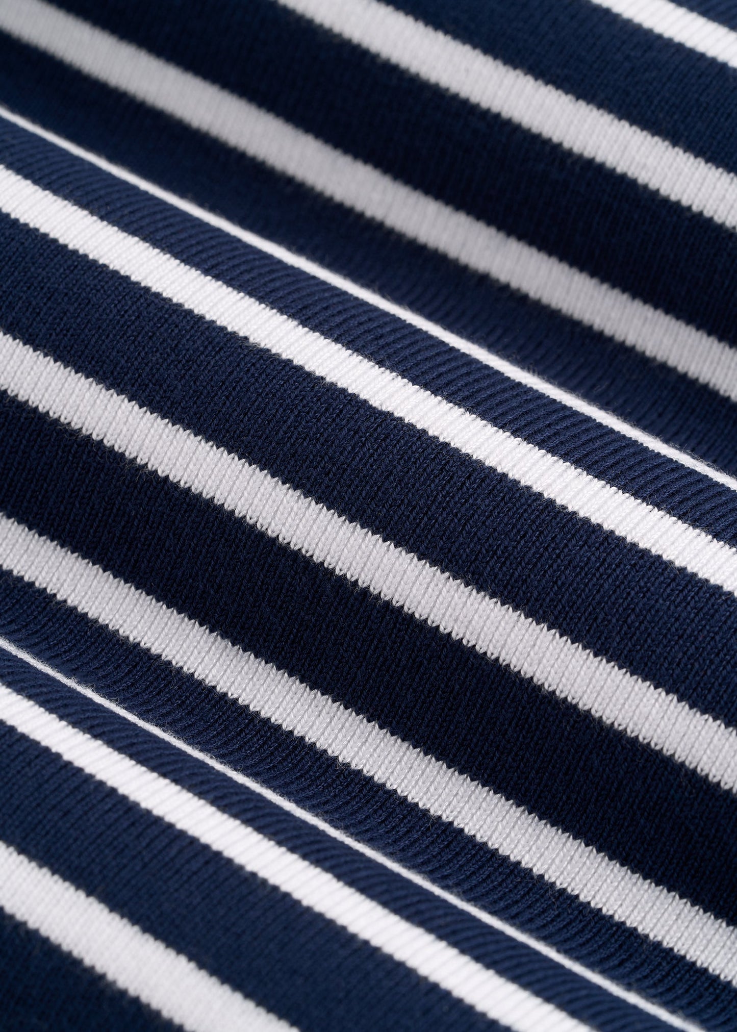 American Tall Women Sleeveless Knit Top for Tall Women in Bold Navy Stripe