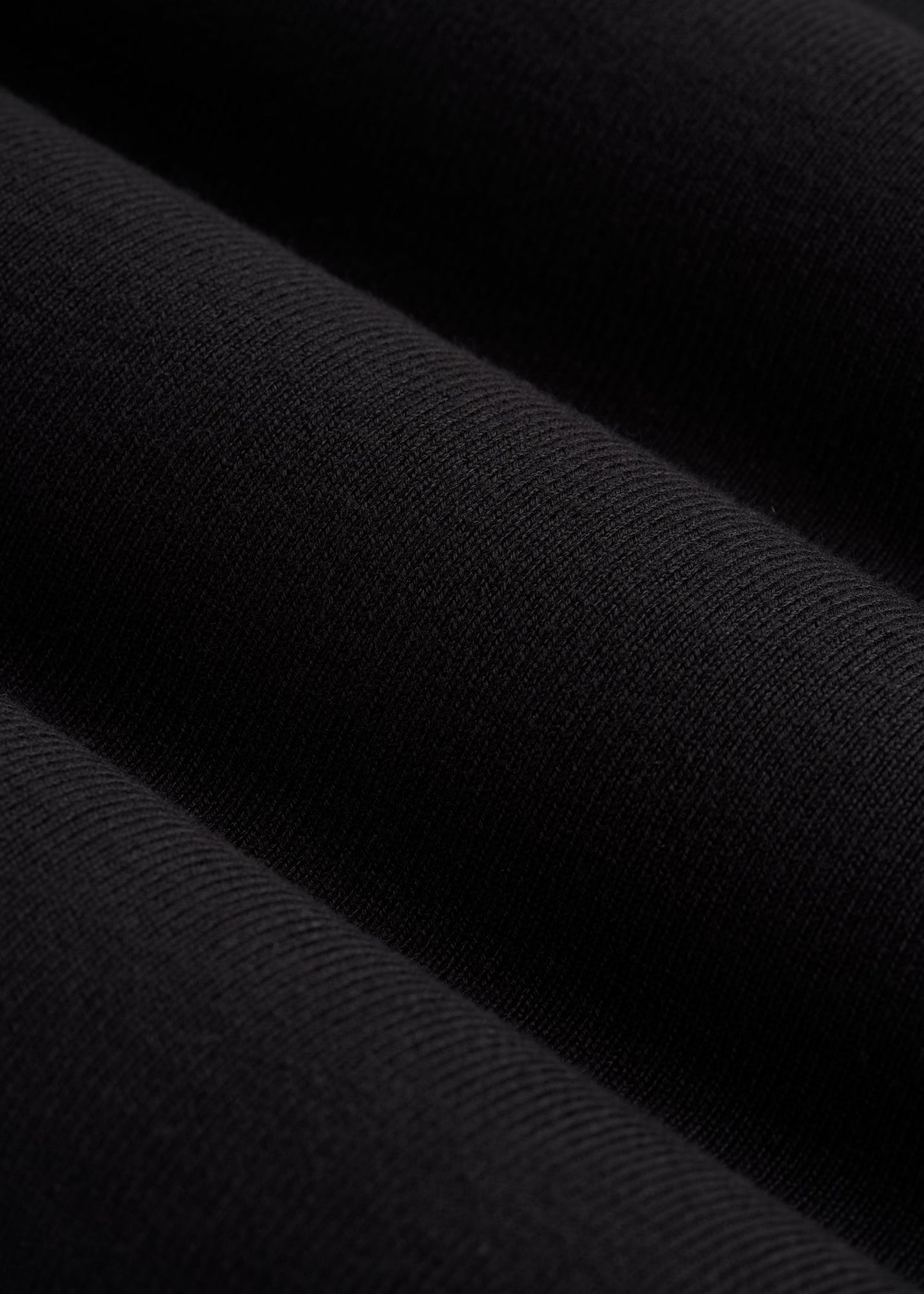 American Tall Women Cropped Knit Tee for Tall Women in Black