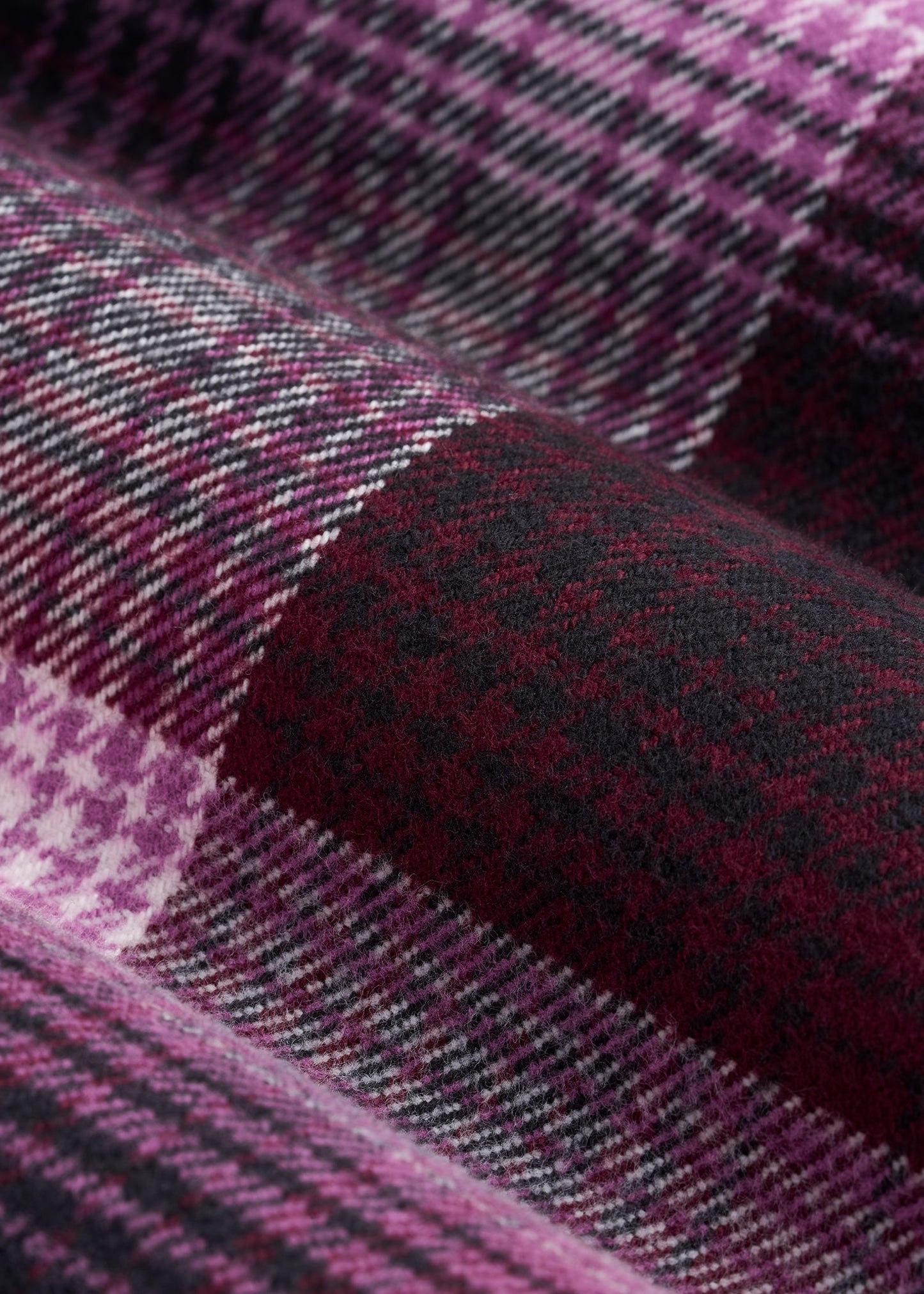 American Tall Women Flannel Shacket for Tall Women in Tawny Port Plaid