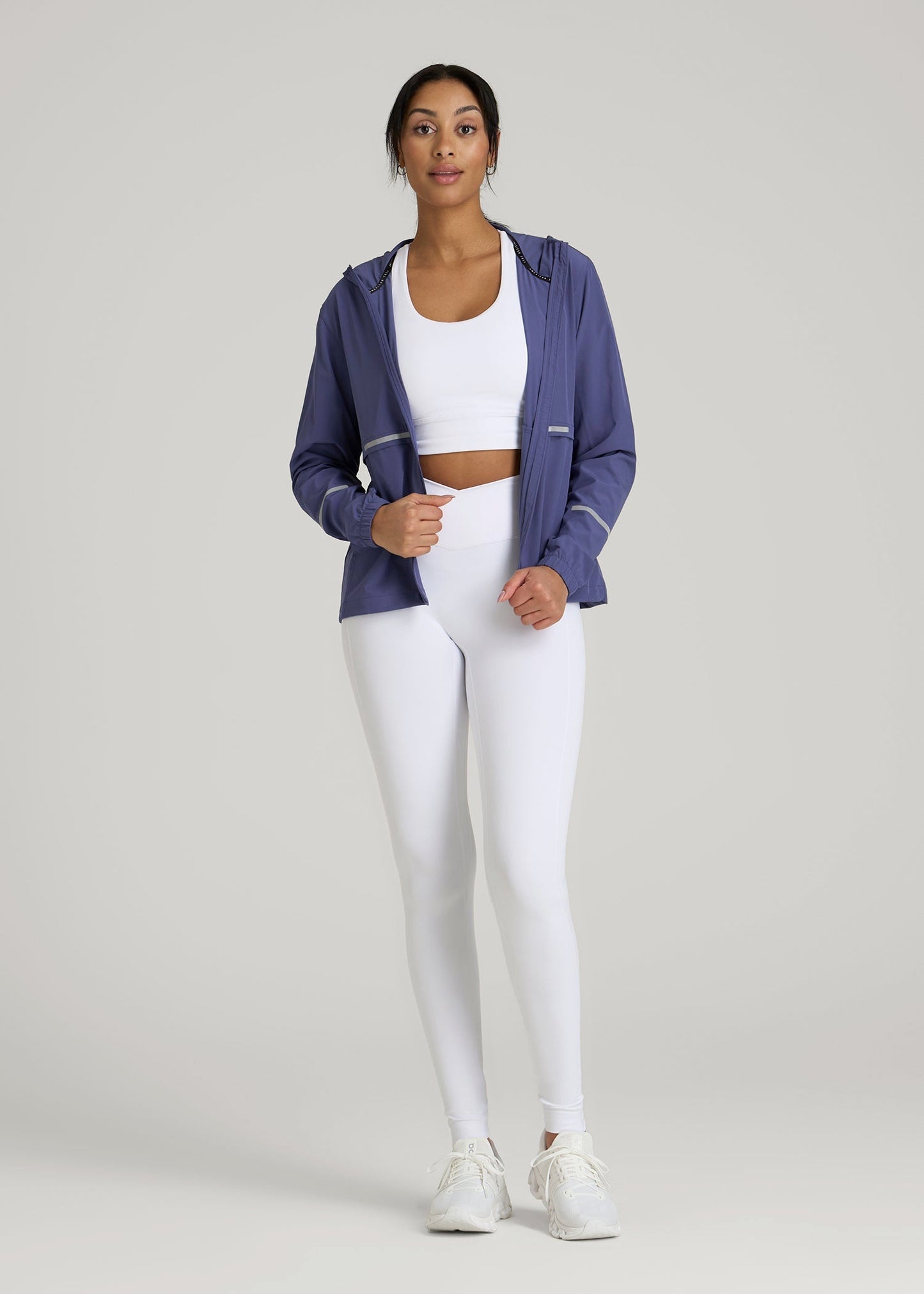 American Tall Women Featherweight Packable Jacket for Tall Women in Future Dusk