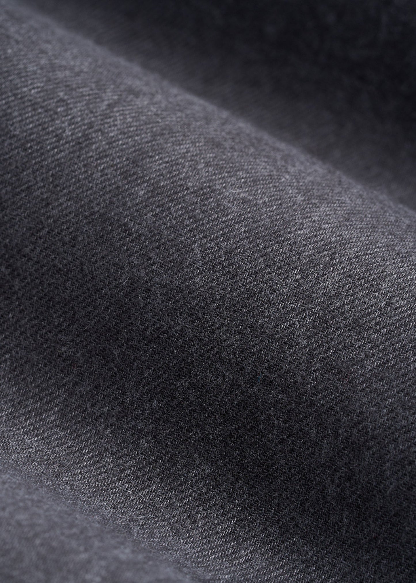 American Tall Women|Men Open-Bottom Flannel Pajama Pants for Tall Women in Charcoal Flannel