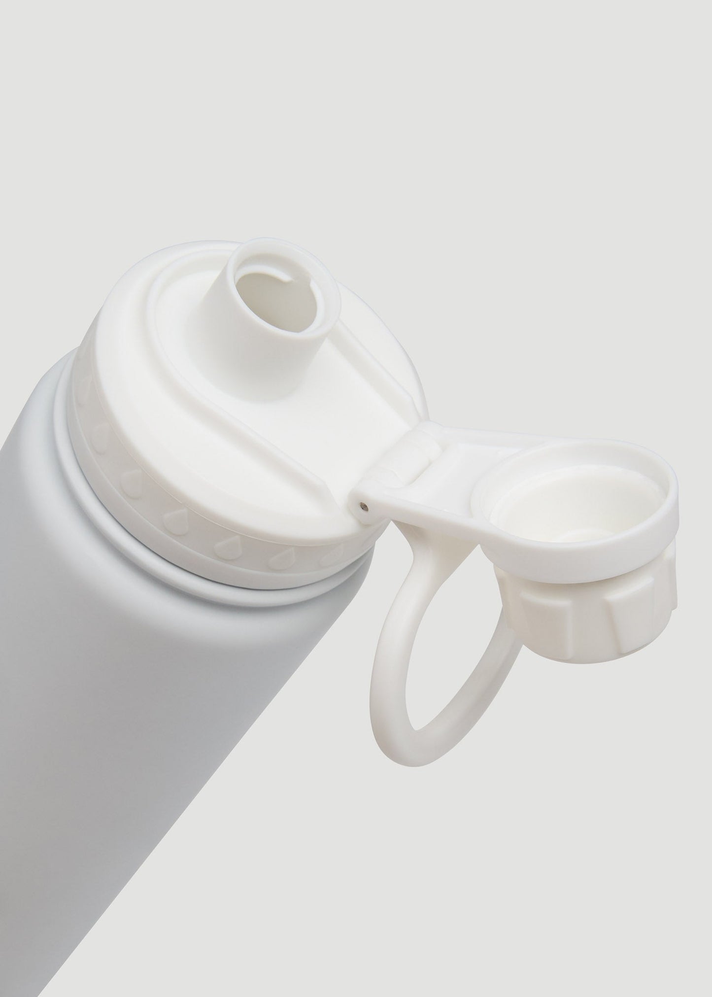 American Tall Women|Men Water Bottle in White