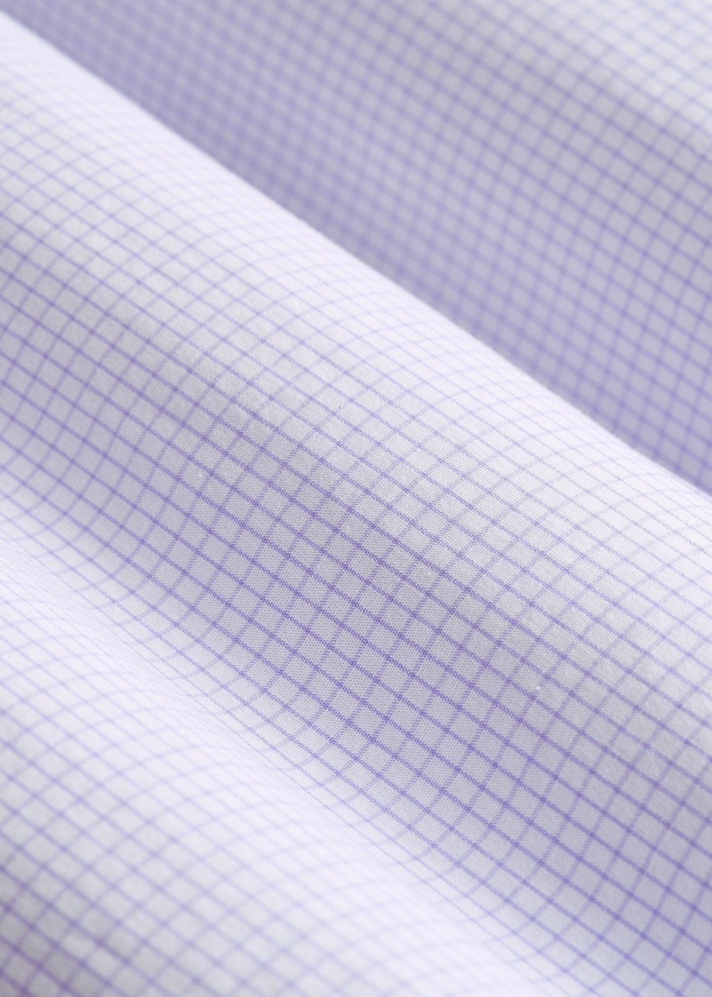 American Tall Men Oskar Easy Care Dress Shirt for Tall Men in Iris Mini Check