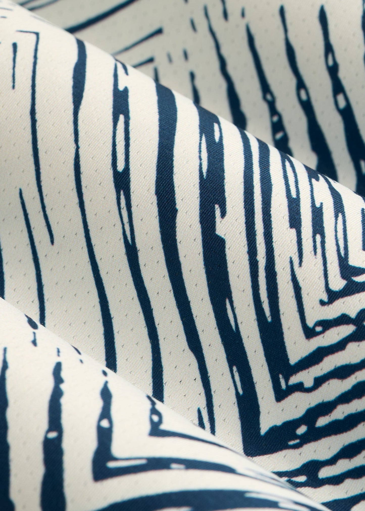 American Tall Men Golf Performance Polo Shirt for Tall Men in Navy Chevron