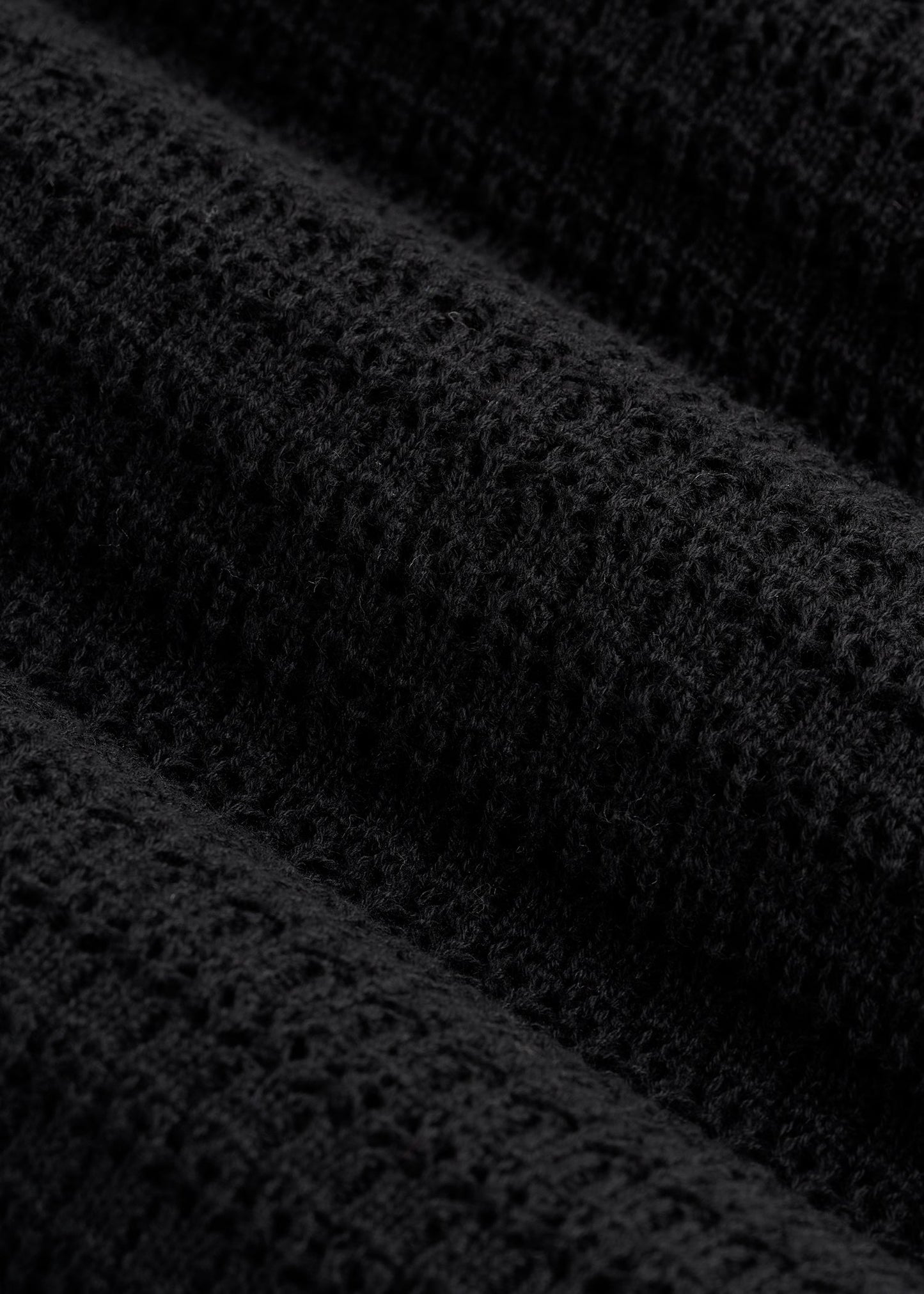 American Tall Men Short Sleeve Crochet Polo Cardigan for Tall Men in Black
