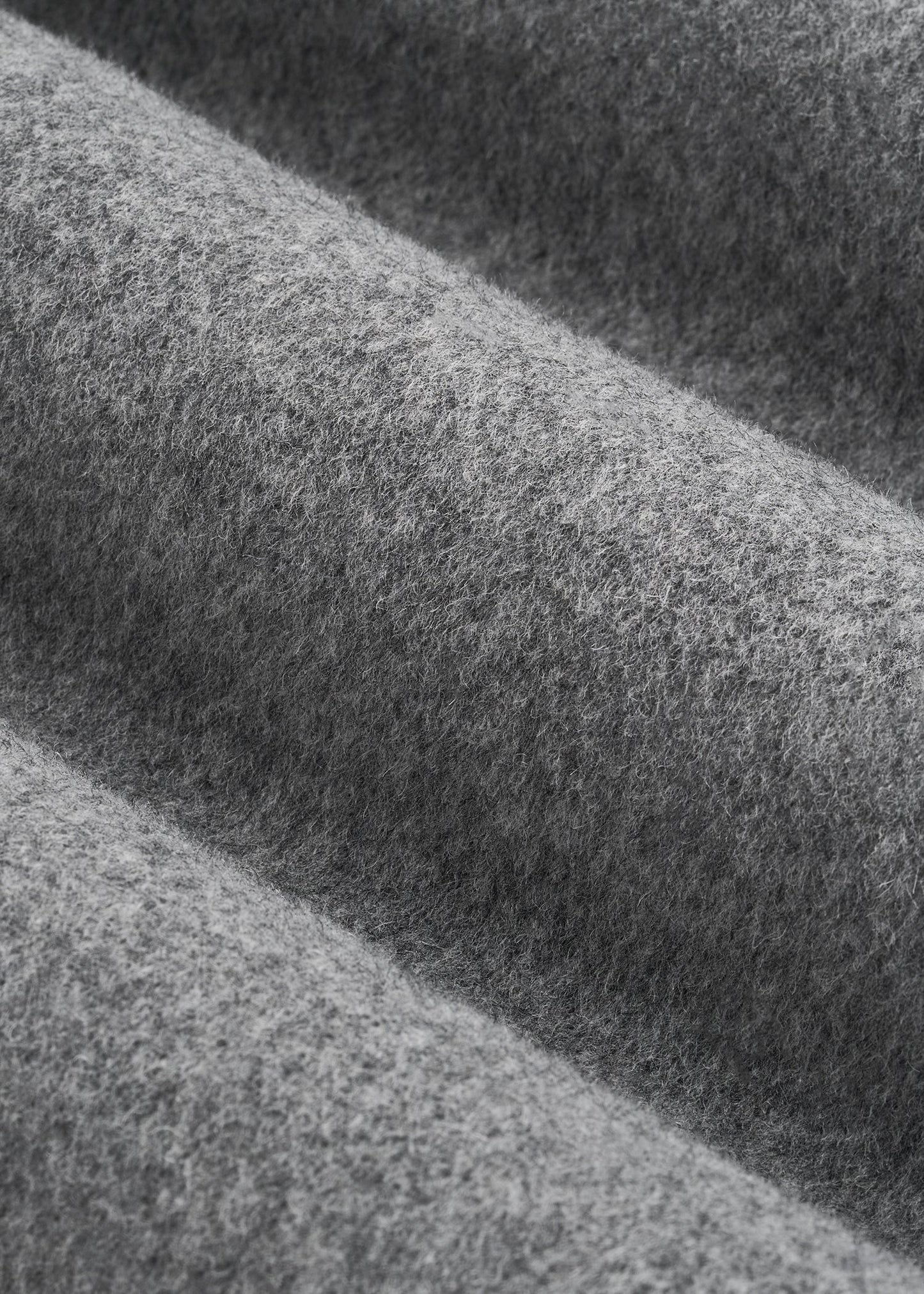American Tall Men Wool Coat for Tall Men in Mid Grey Mix