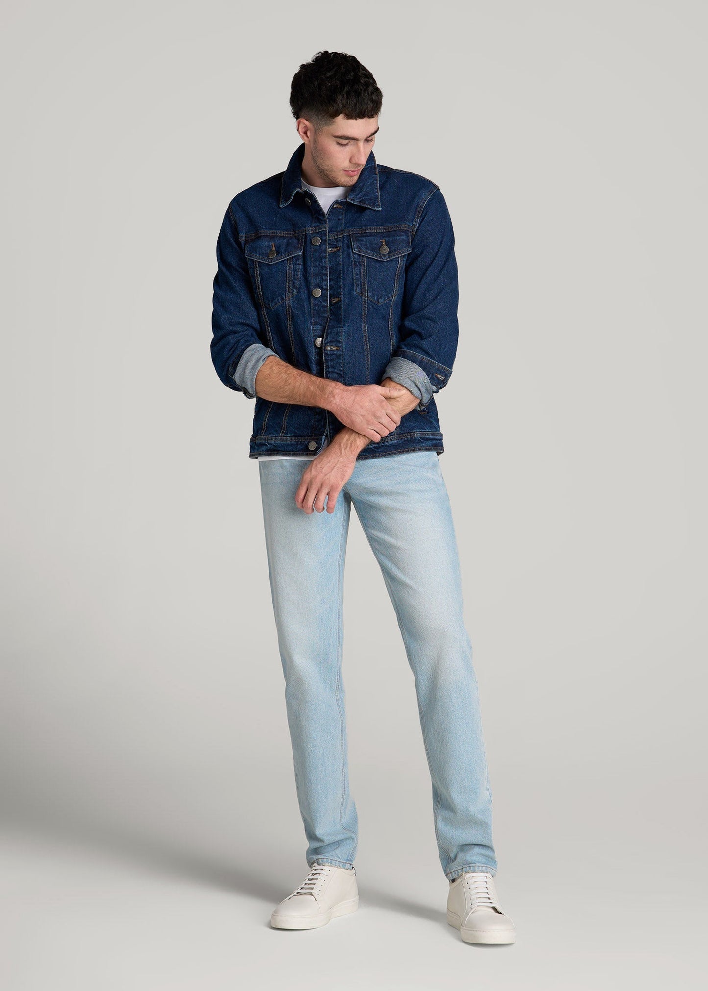 American Tall Men Milo RELAXED TAPERED FIT Jeans for Tall Men in Salt Lake Wash