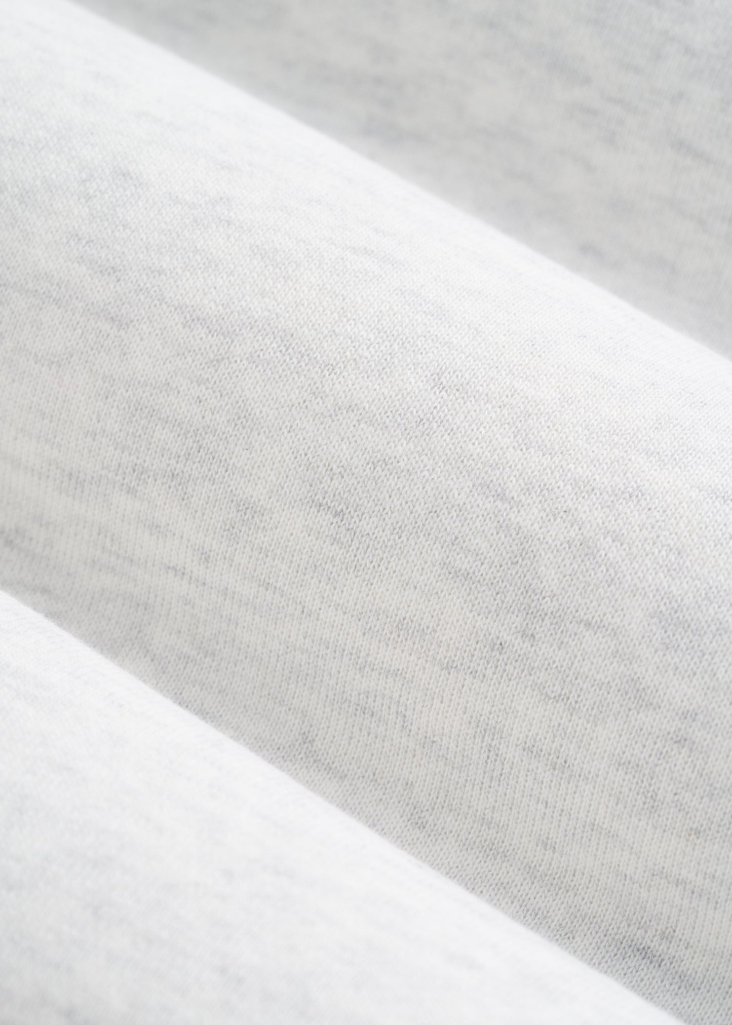 American Tall Women Wearever Fleece Open-Bottom Sweatpants for Tall Women in Heather Cloud White