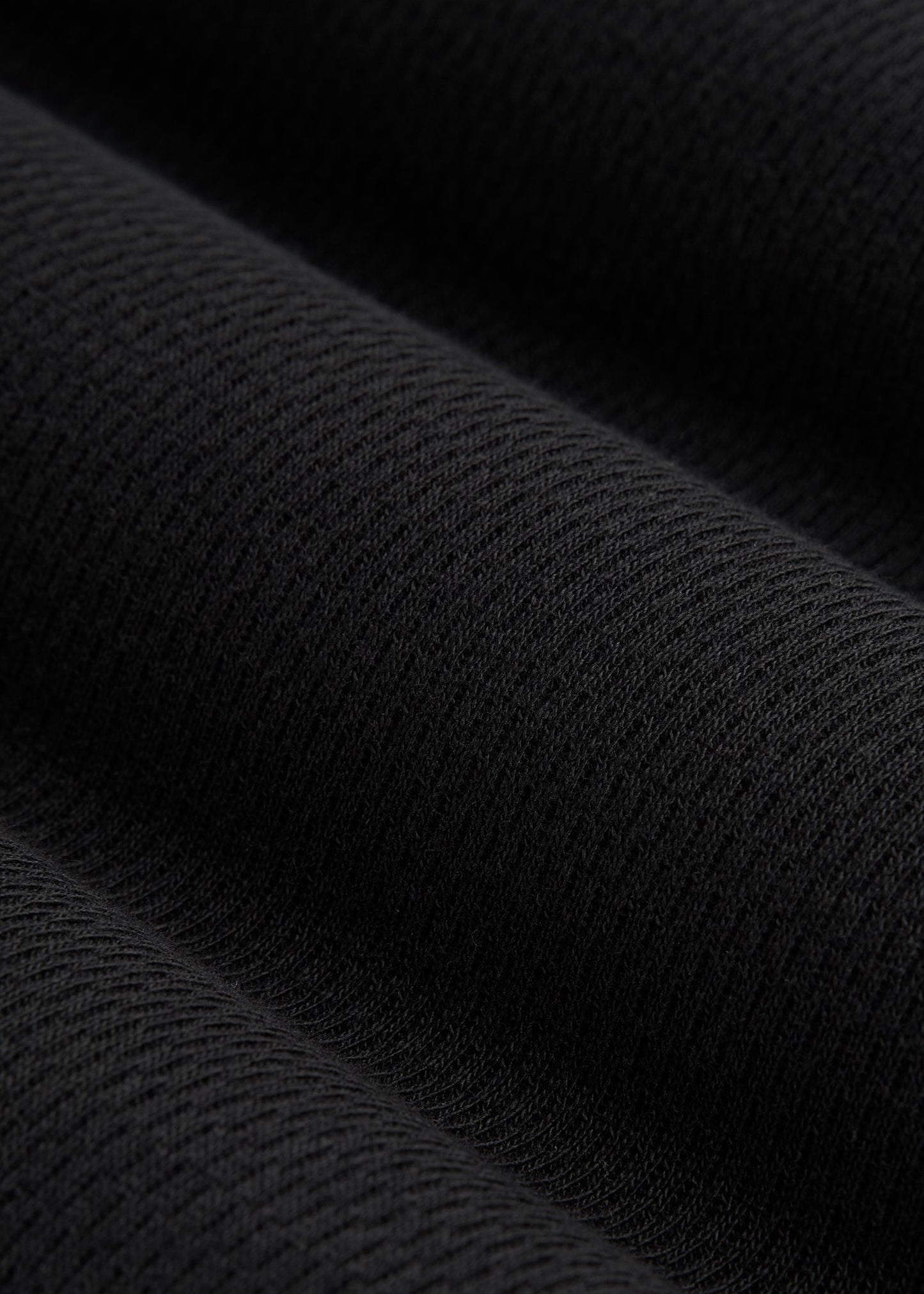 American Tall Men Double Honeycomb Thermal Crewneck for Tall Men in Black