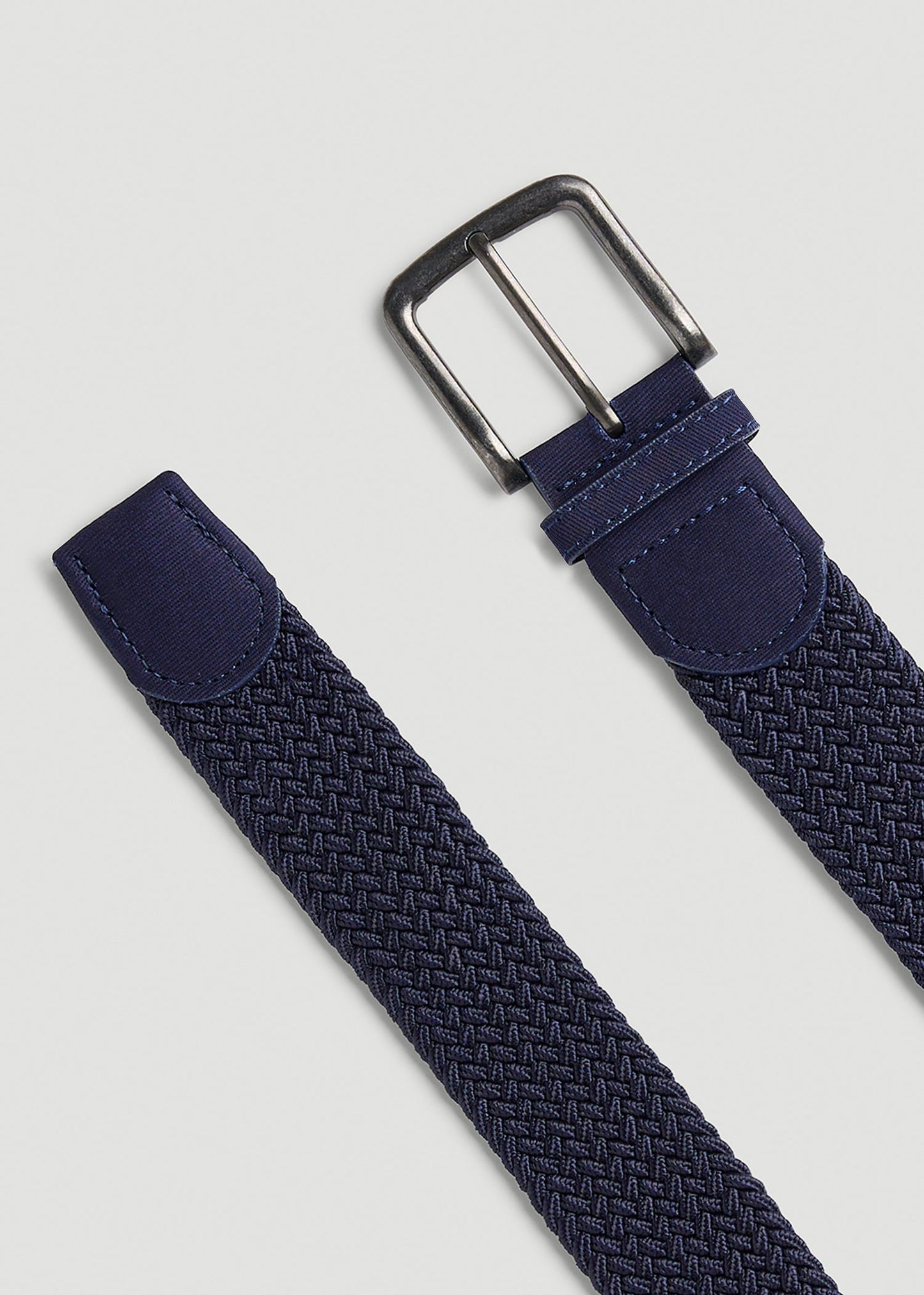 American Tall Men Stretch Woven Belt in Evening Blue