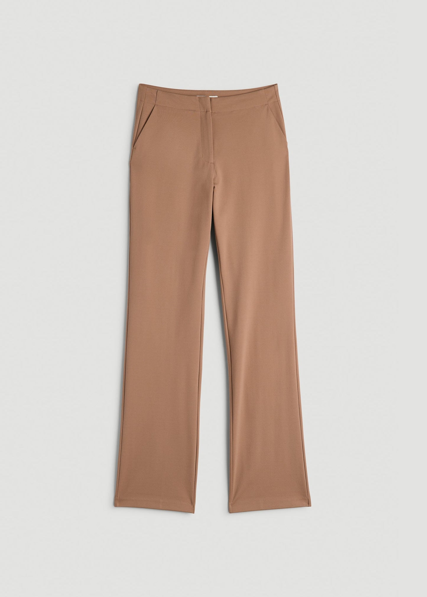 American Tall Women Freedom Flex Straight Leg Dress Pants for Tall Women in Woodsmoke