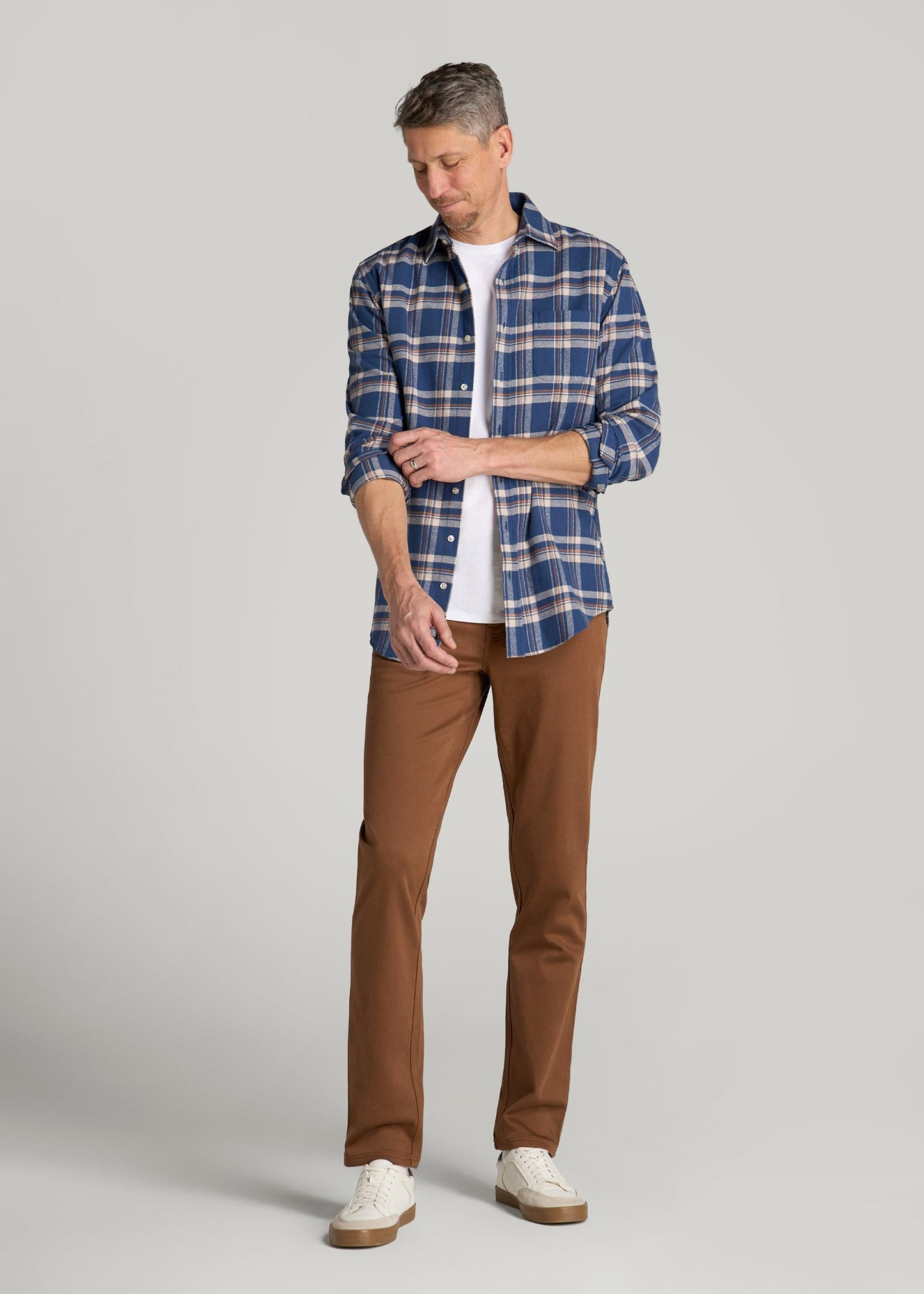 American Tall Men Everyday Comfort 5-Pocket TAPERED-FIT Pant for Tall Men in Nutshell