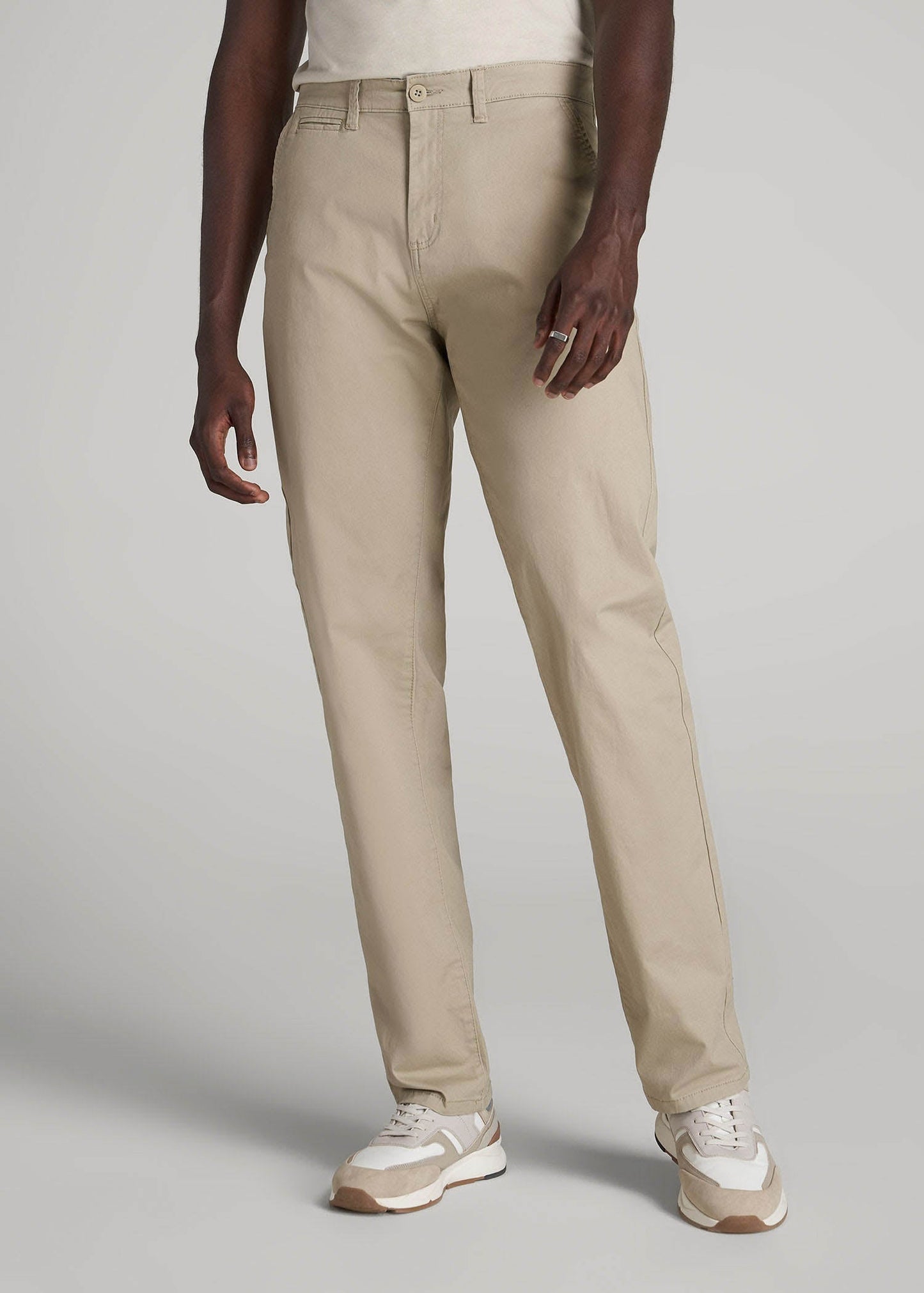 American Tall Men Mason RELAXED Chinos for Tall Men in Desert Khaki