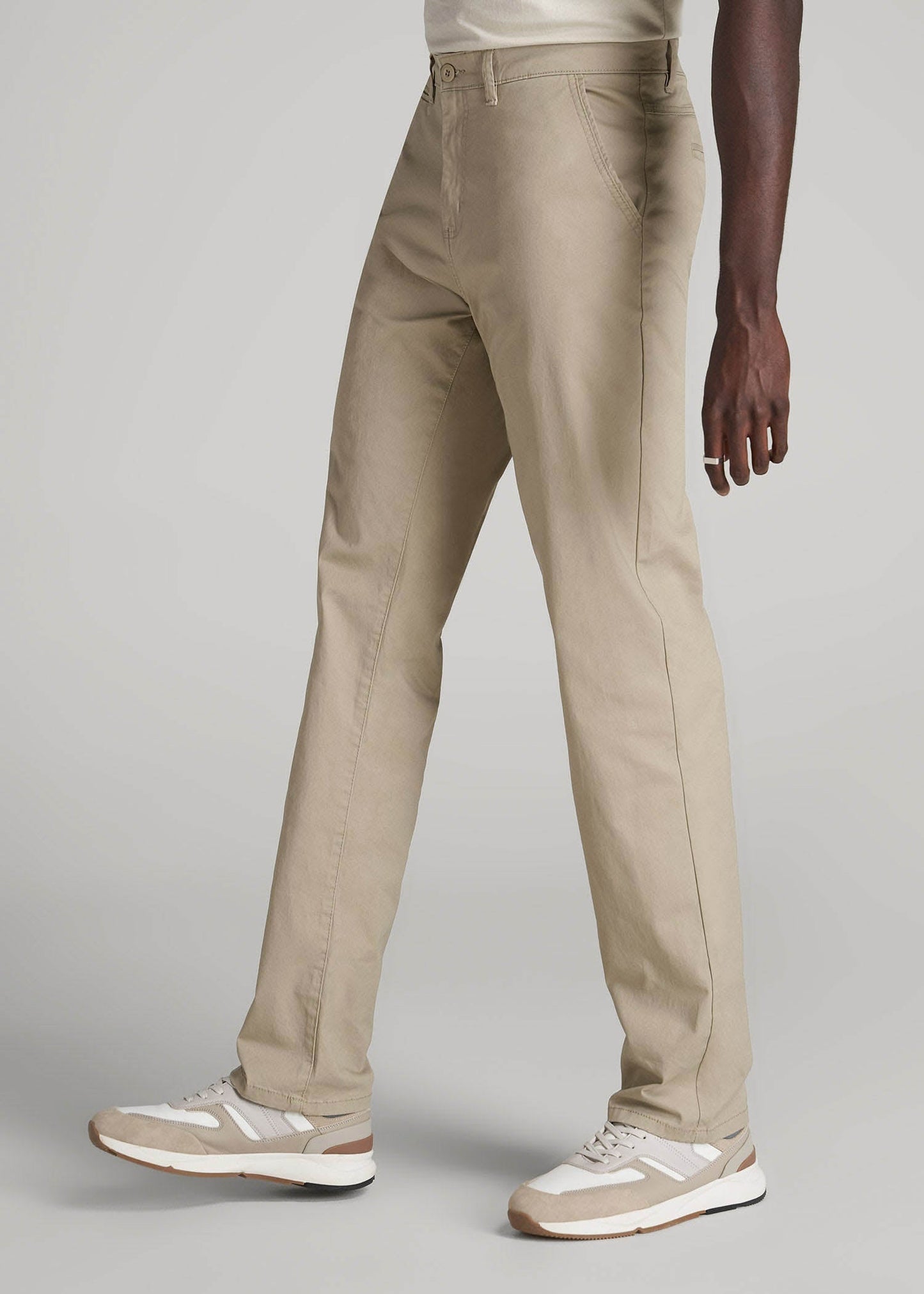 American Tall Men Mason RELAXED Chinos for Tall Men in Desert Khaki