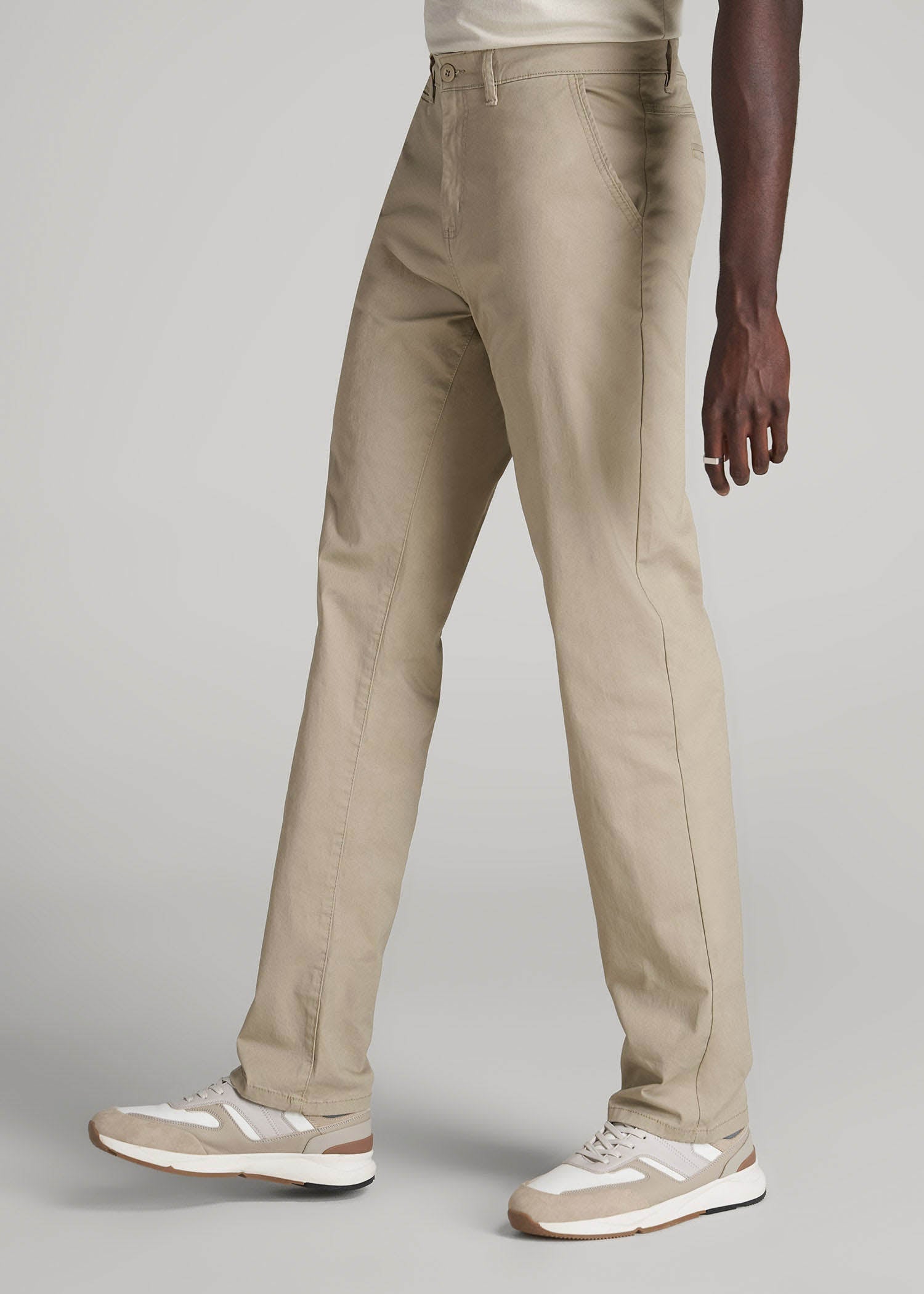 American Tall Men Mason RELAXED Chinos for Tall Men in Desert Khaki
