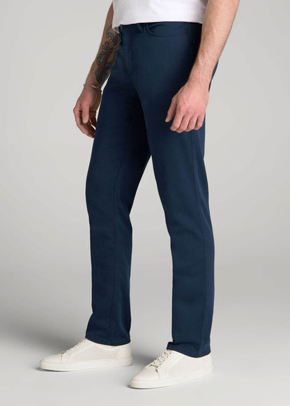 American Tall Men Everyday Comfort 5-Pocket TAPERED-FIT Pant for Tall Men in Marine Navy