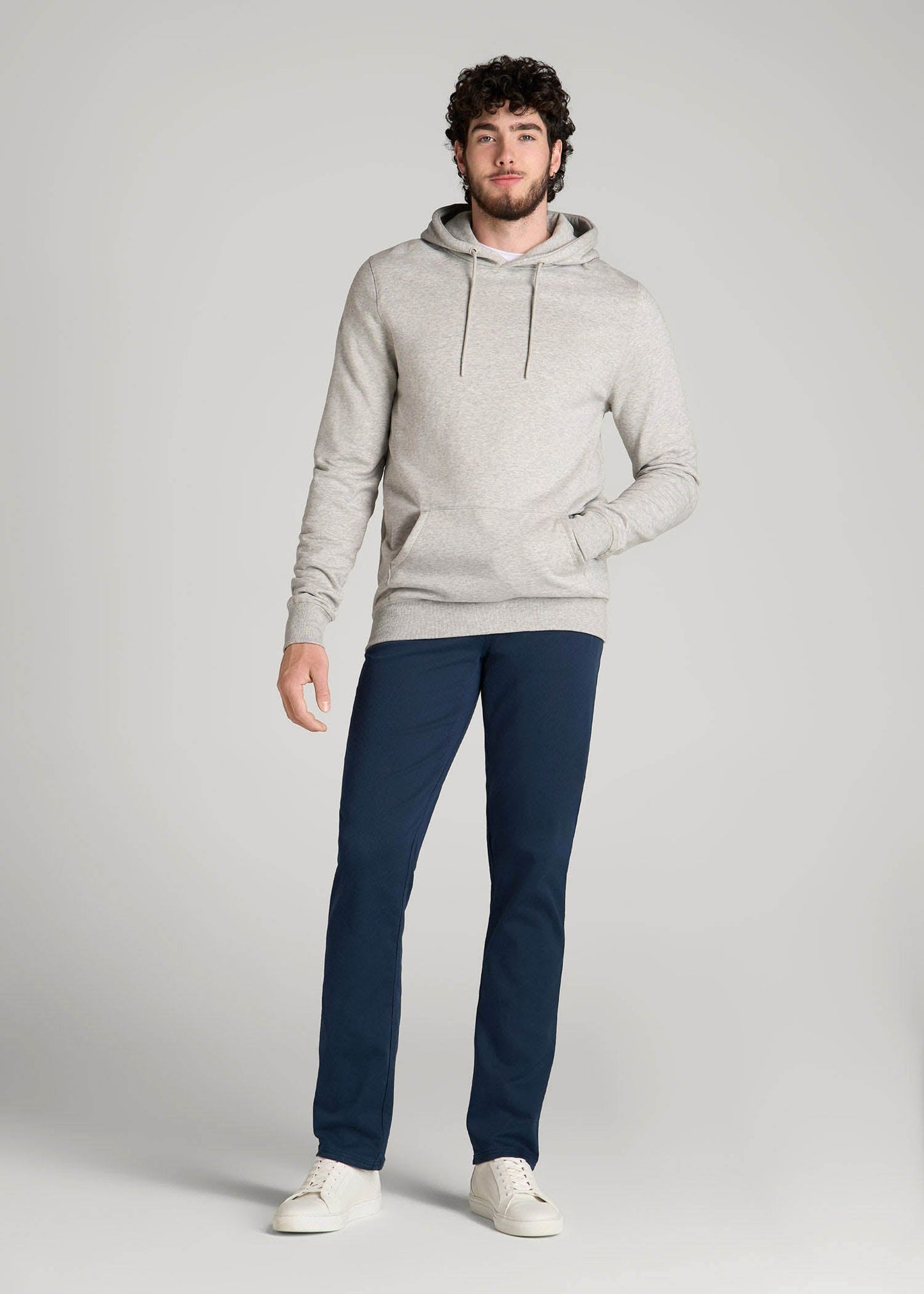 American Tall Men Everyday Comfort 5-Pocket TAPERED-FIT Pant for Tall Men in Marine Navy