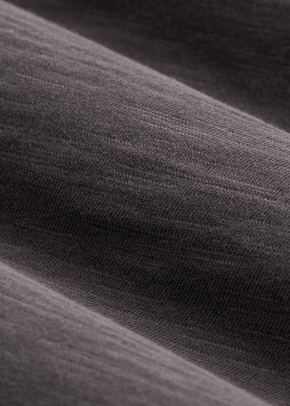 American Tall Men REGULAR-FIT Slub Tee for Tall Men in Charcoal