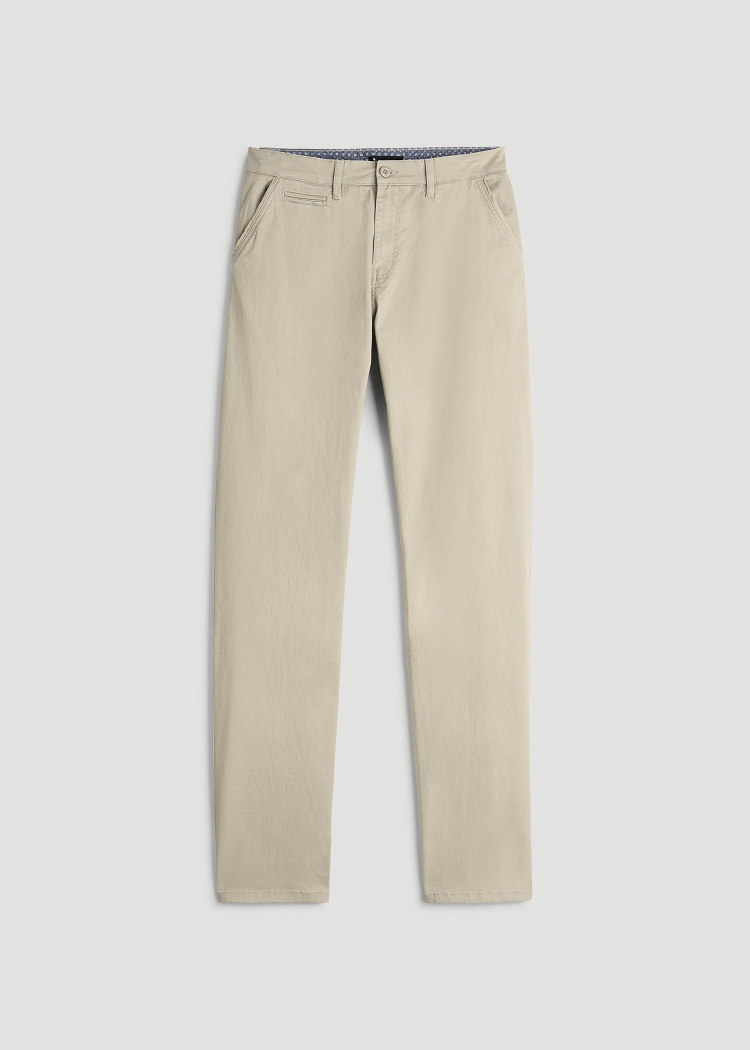 American Tall Men Carman TAPERED Chinos for Tall Men in Desert Khaki