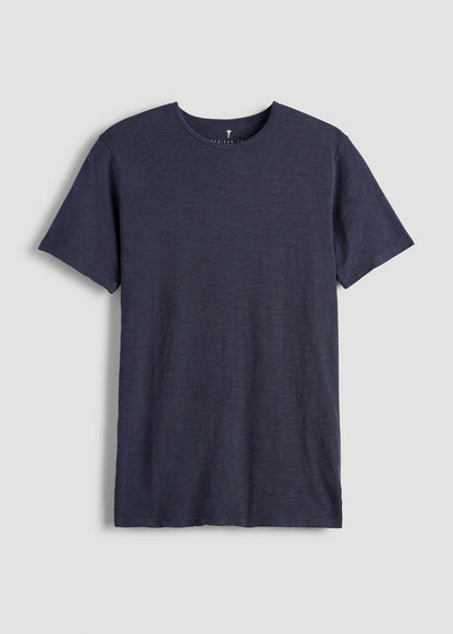 American Tall Men REGULAR-FIT Slub Tee for Tall Men in Navy