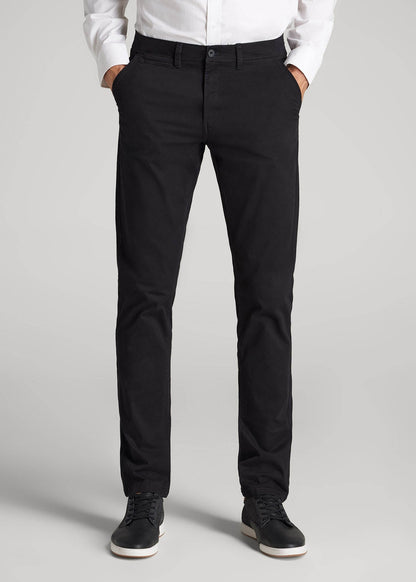 American Tall Men Carman TAPERED Chinos for Tall Men in Black