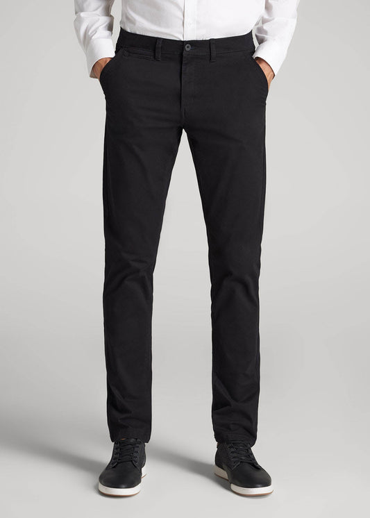 American Tall Men Carman TAPERED Chinos for Tall Men in Black