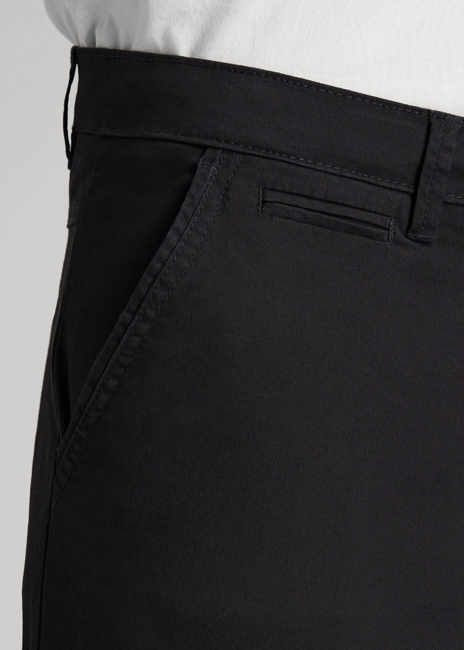 American Tall Men Carman TAPERED Chinos for Tall Men in Black