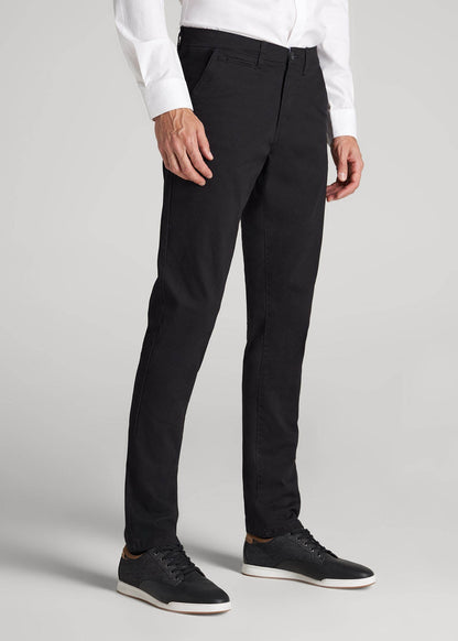 American Tall Men Carman TAPERED Chinos for Tall Men in Black