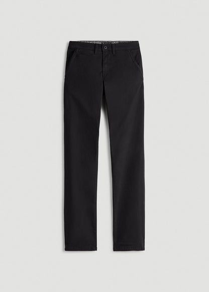 American Tall Men Carman TAPERED Chinos for Tall Men in Black