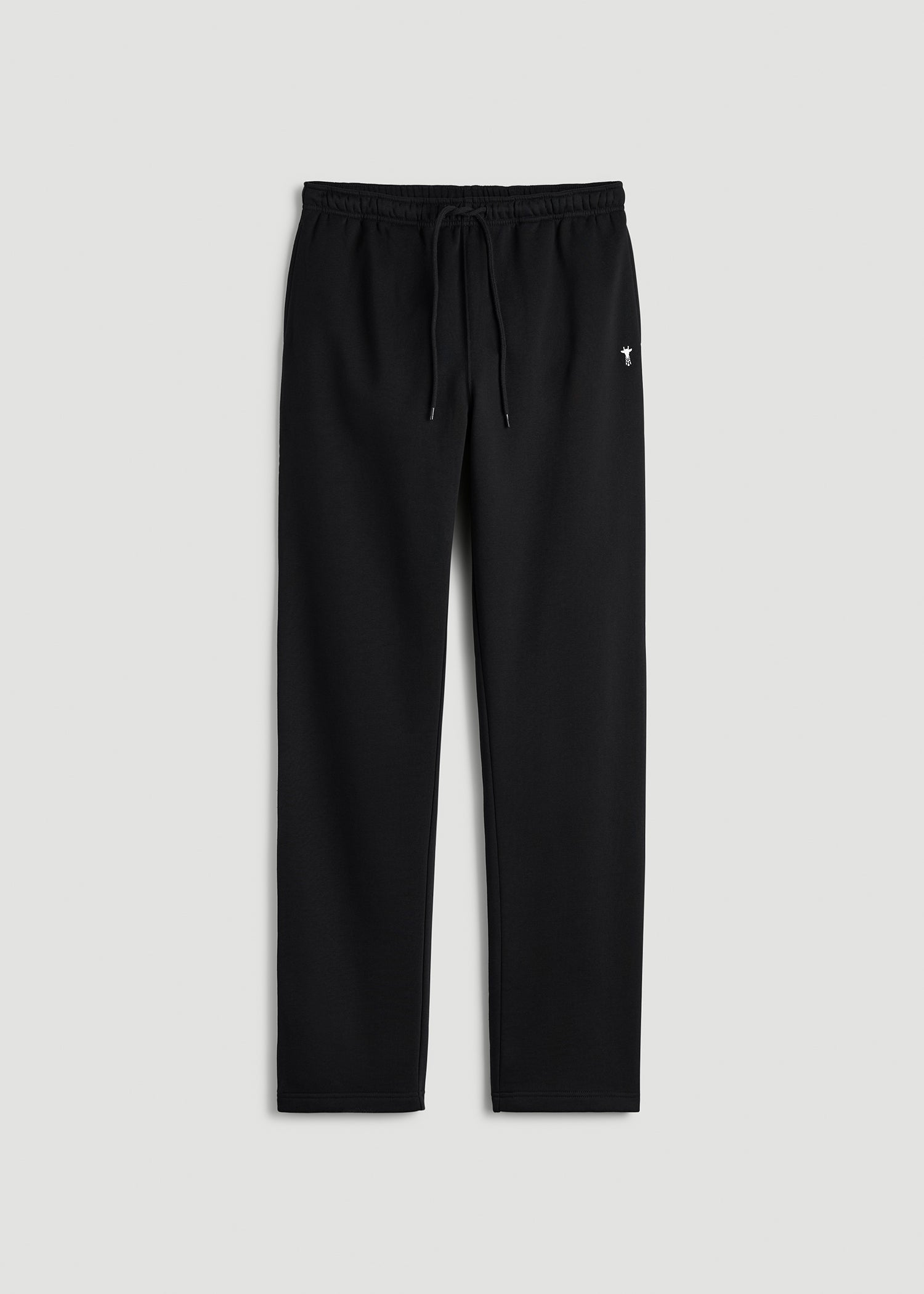 American Tall Men Core Motion Fleece Straight Leg Sweatpants for Tall Men in Black