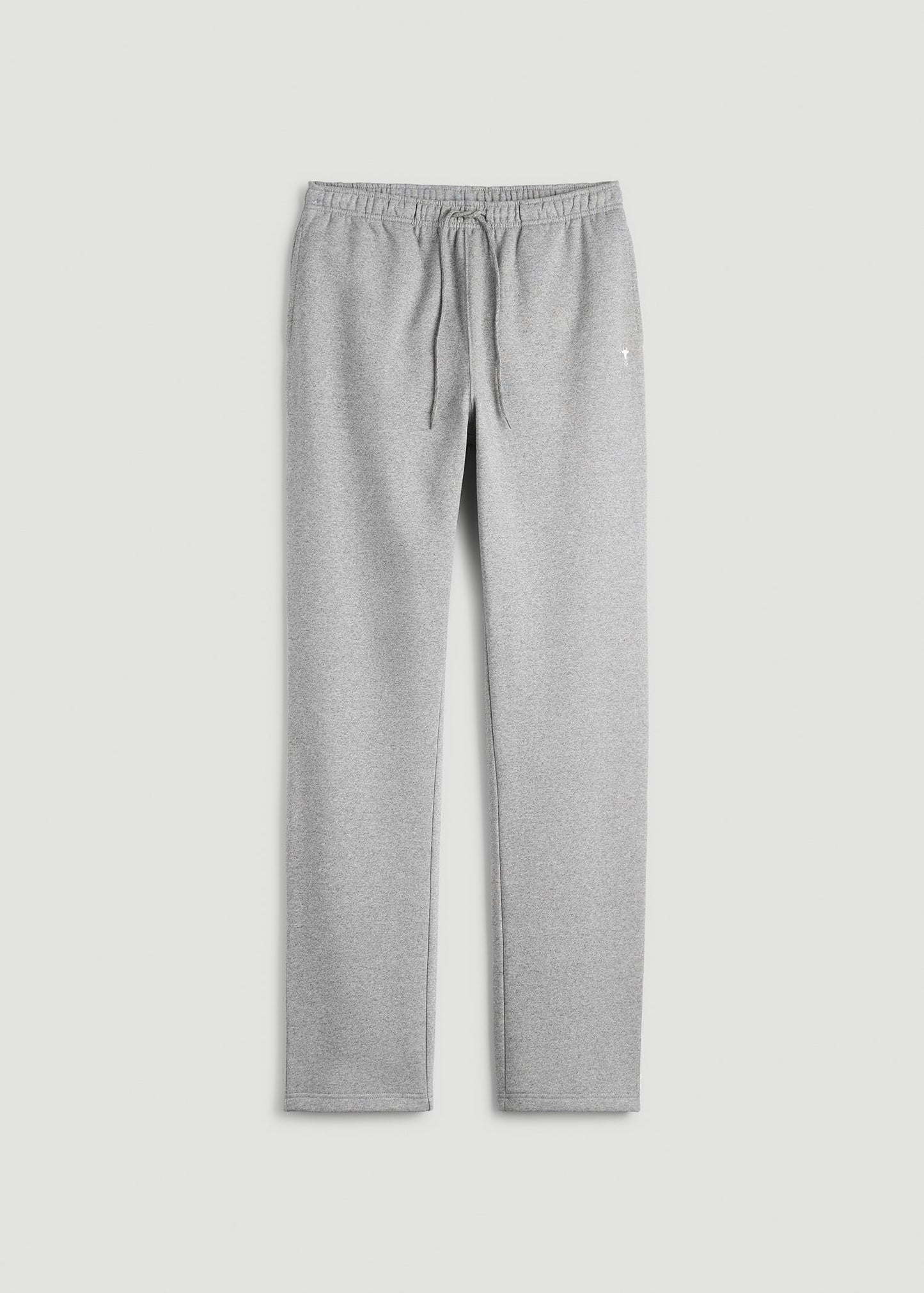 American Tall Men Core Motion Fleece Straight Leg Sweatpants for Tall Men in Heathered Grey