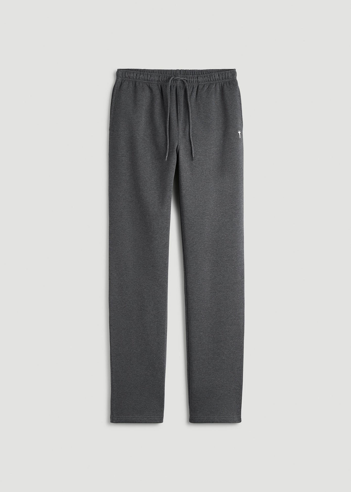 American Tall Men Core Motion Fleece Straight Leg Sweatpants for Tall Men in Charcoal Mix