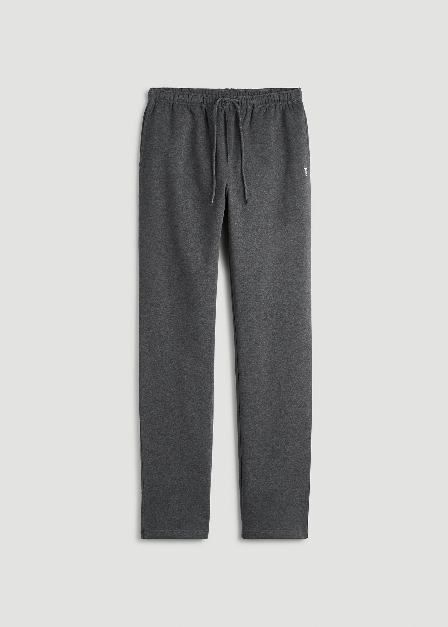 American Tall Men Core Motion Fleece Straight Leg Sweatpants for Tall Men in Charcoal Mix