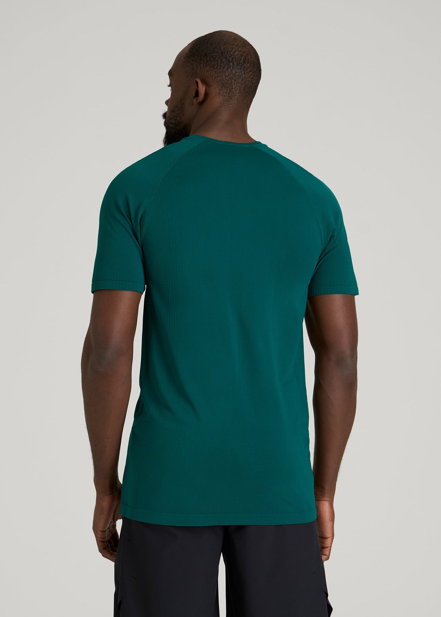 American Tall Men Vented Training Top for Tall Men in Deep Teal