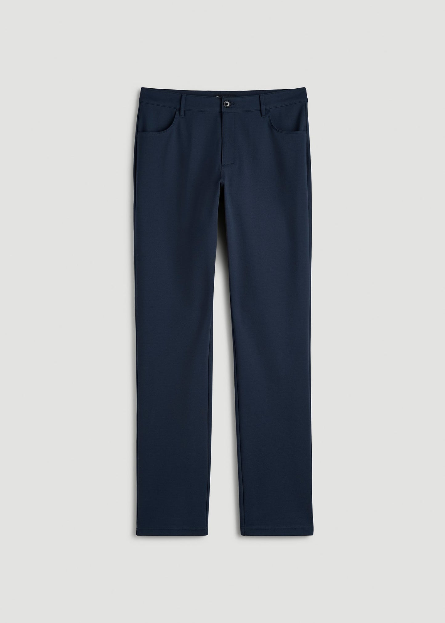 American Tall Men Soft Flex Ponte Pants for Tall Men in Navy