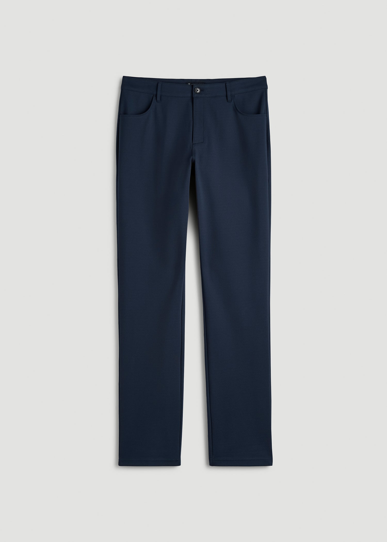 American Tall Men Soft Flex Ponte Pants for Tall Men in Navy