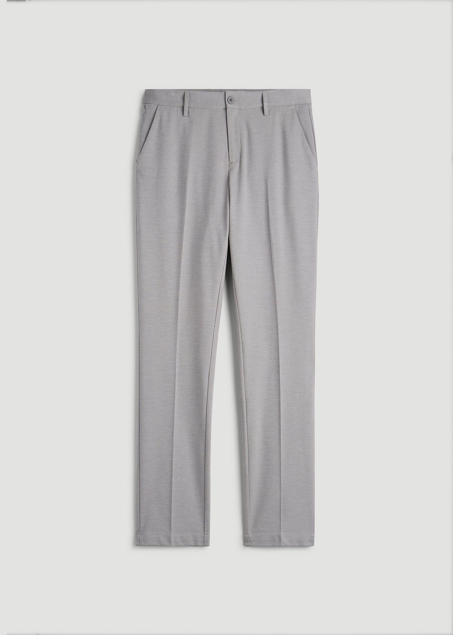 American Tall Men Flex Tech Suit Pants for Tall Men in Ice Grey Nailhead