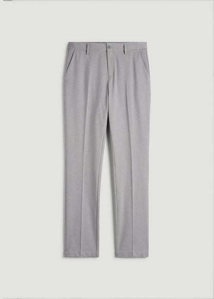 American Tall Men Flex Tech Suit Pants for Tall Men in Ice Grey Nailhead