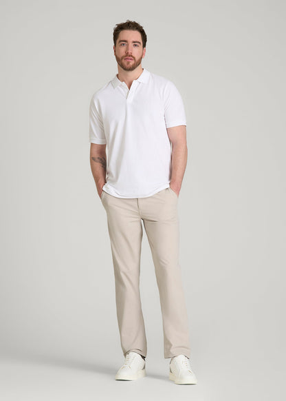 American Tall Men Traveler Chino 2.0 for Tall Men in Drywall Tan