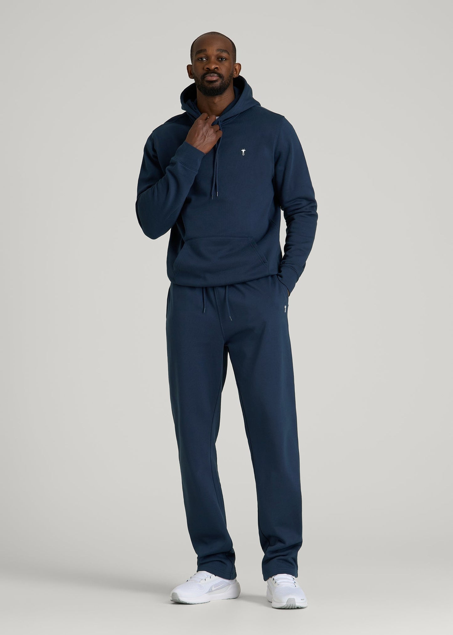 American Tall Men Core Motion Fleece Straight Leg Sweatpants for Tall Men in Navy Blue