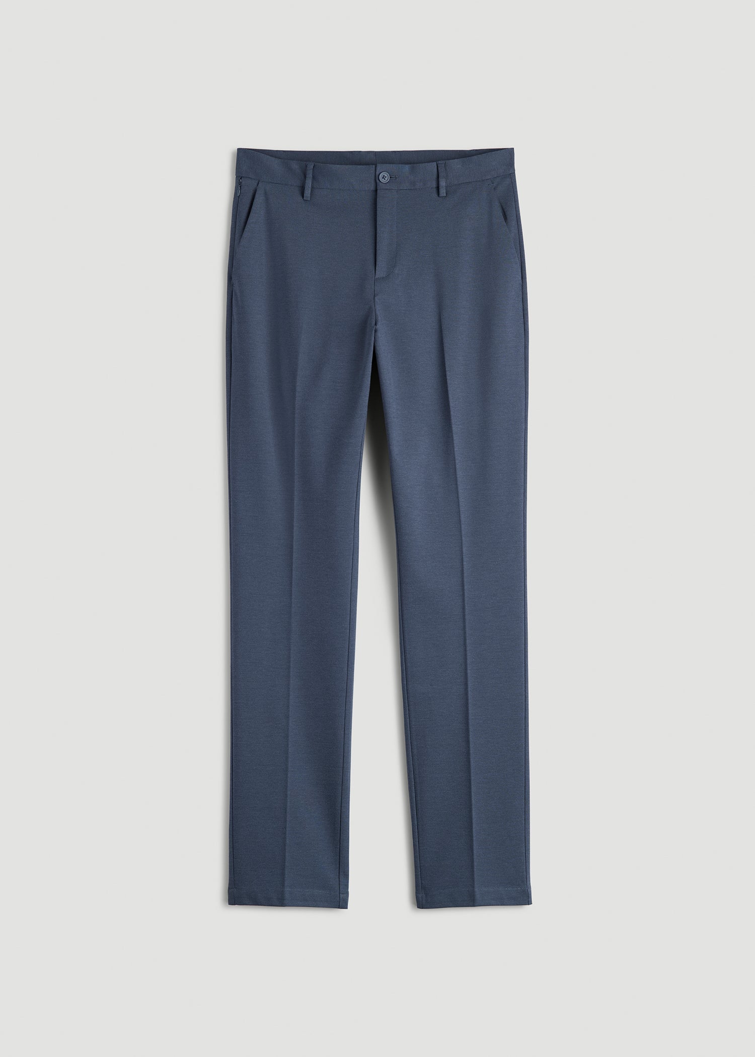 American Tall Men Flex Tech Suit Pants for Tall Men in Medium Blue Nailhead