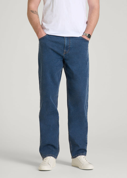 American Tall Men Mason Relaxed Fit Jeans for Tall Men in New Colorado Blue