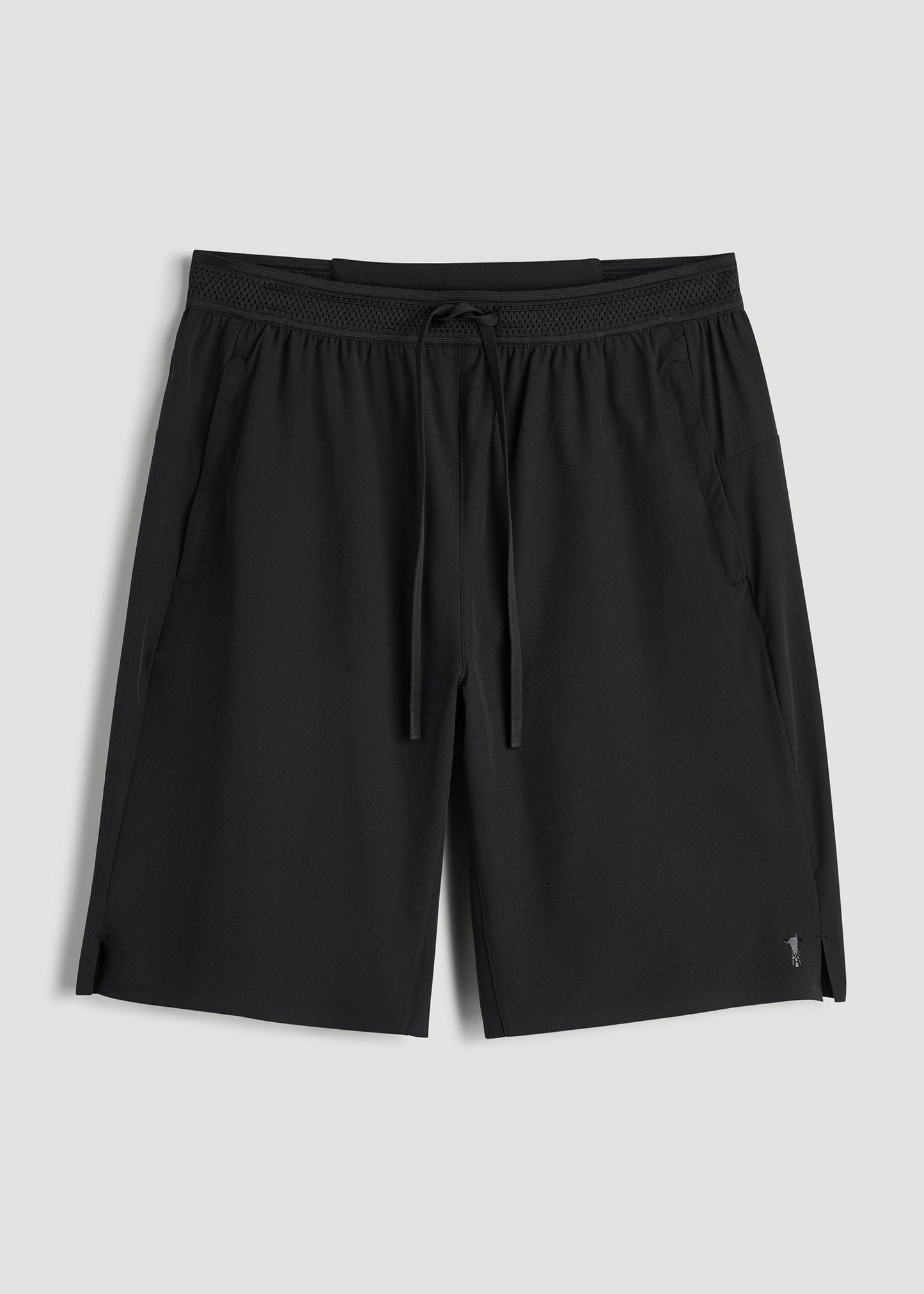 American Tall Men Featherweight Linerless Running Short for Tall Men in Black