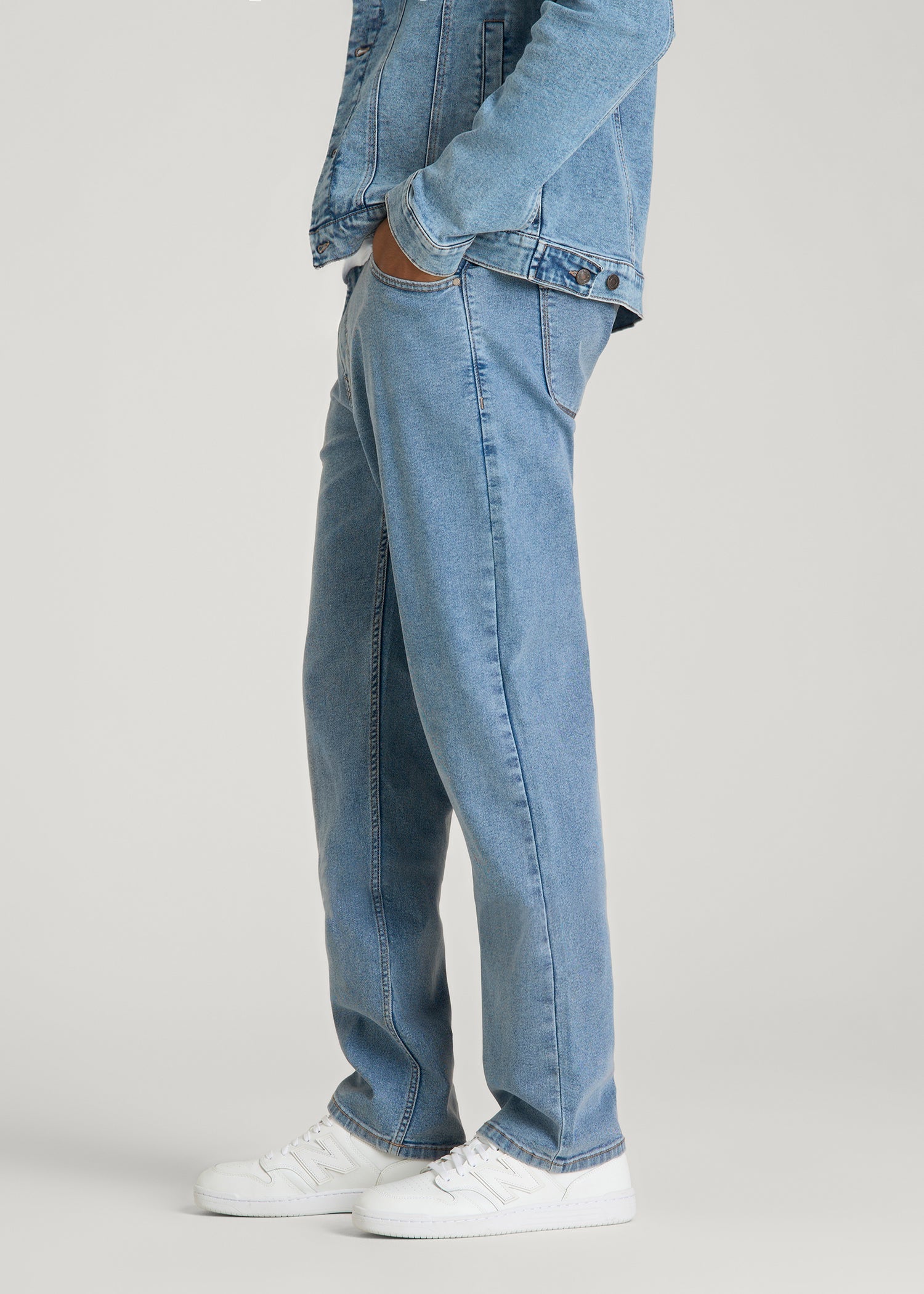 American Tall Men J1 STRAIGHT LEG Jeans for Tall Men in Perfect Blue