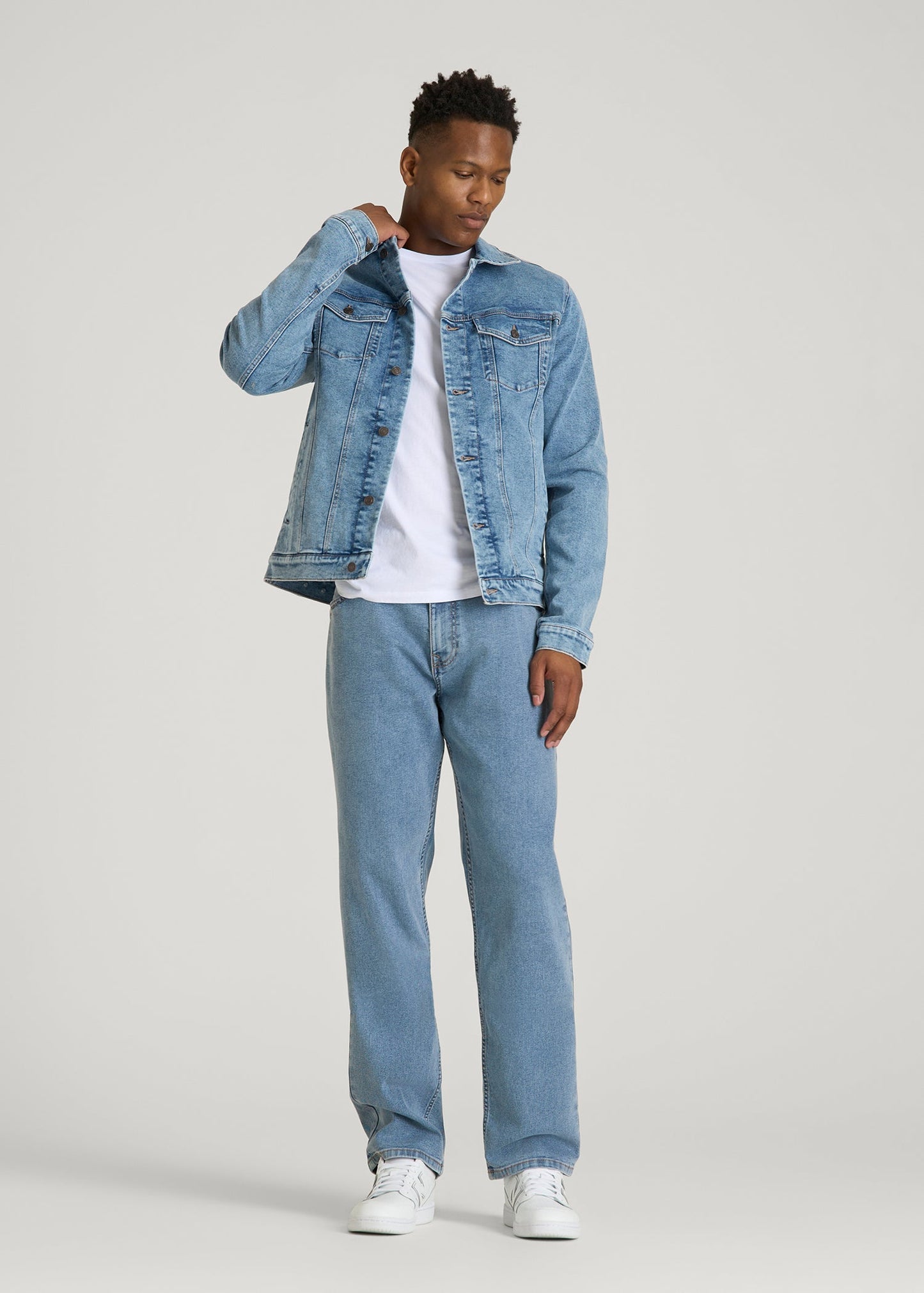 American Tall Men J1 STRAIGHT LEG Jeans for Tall Men in Perfect Blue