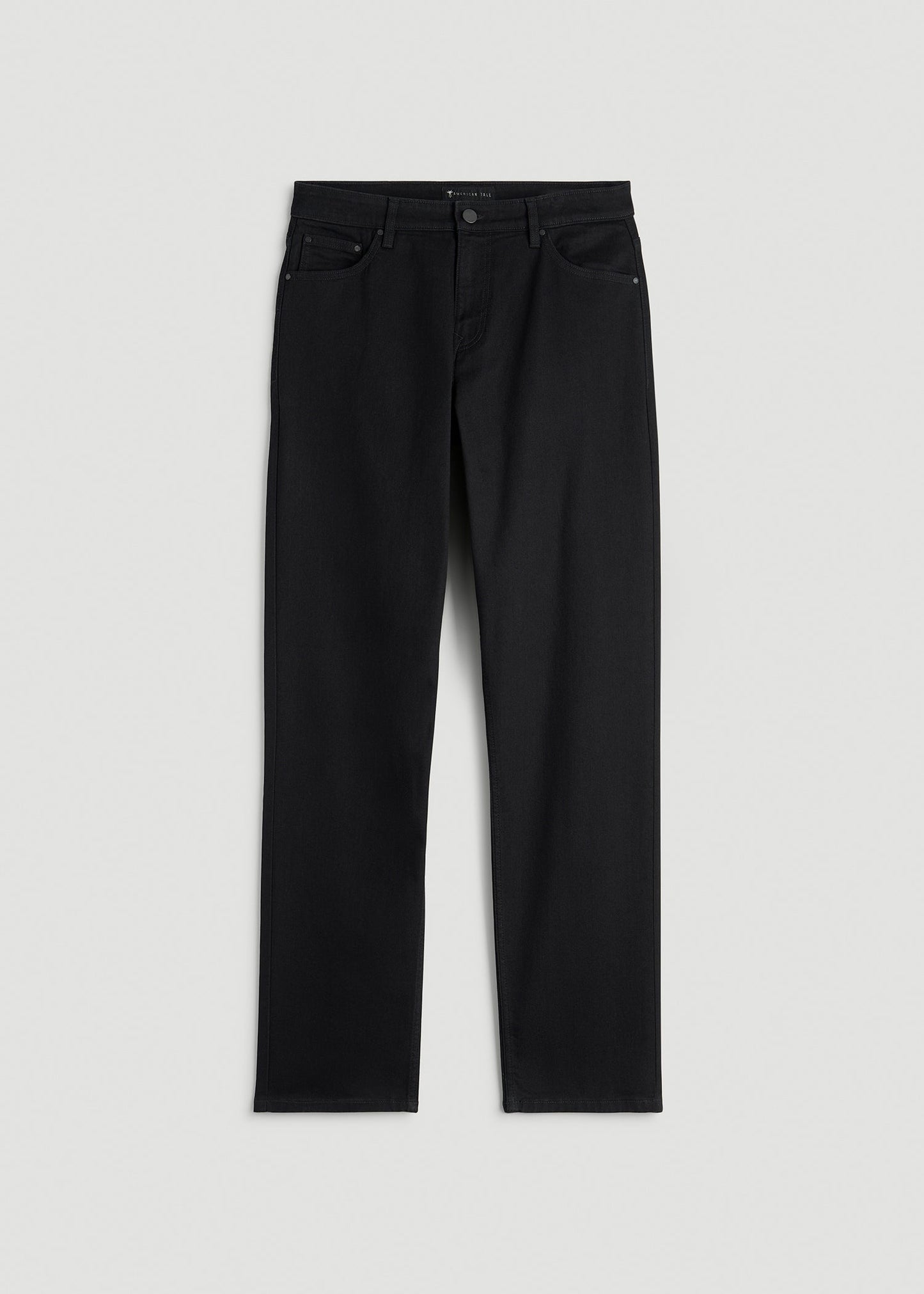 American Tall Men Mason Relaxed Fit Jeans for Tall Men in Optimum Black